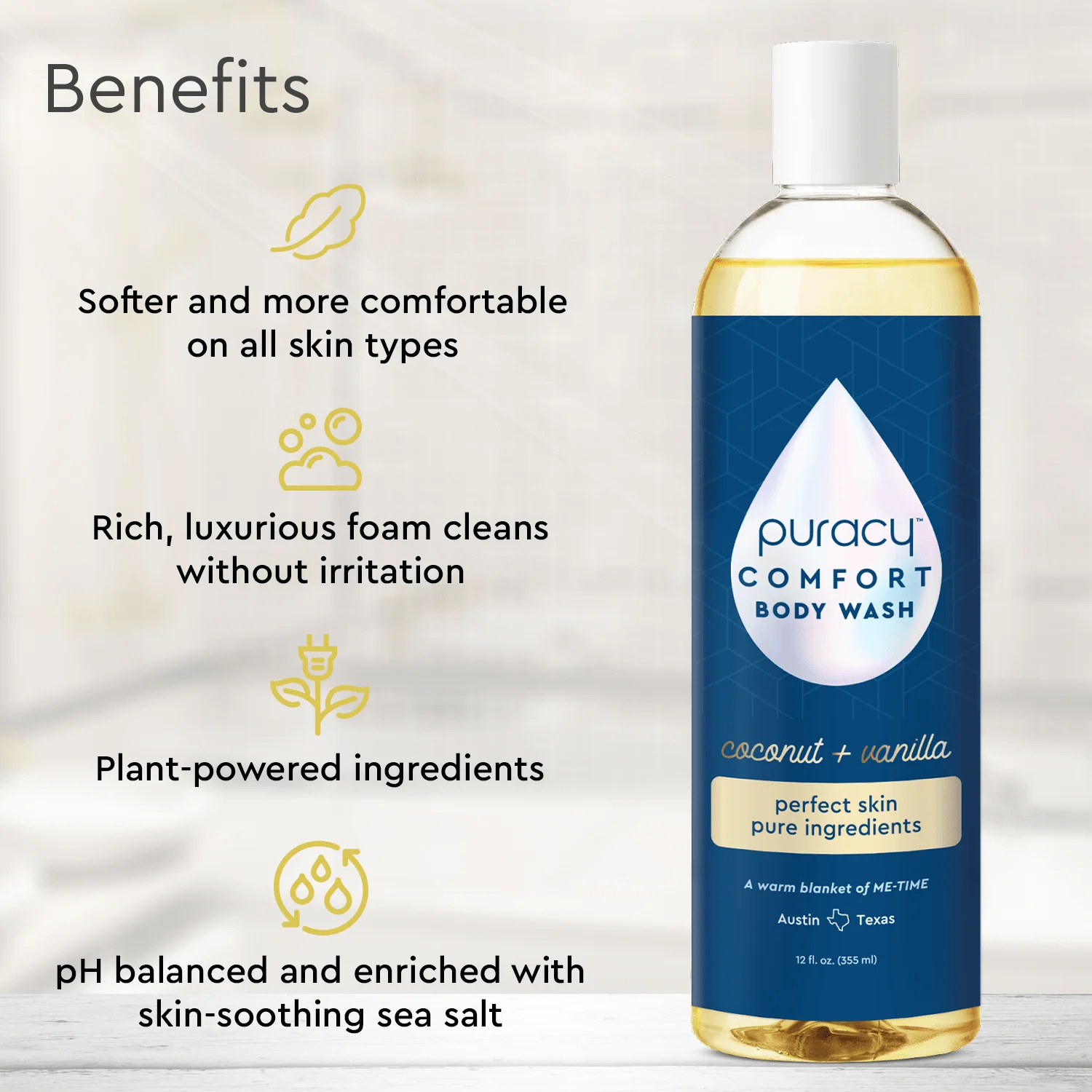 Puracy Natural Body Wash - Acidified, PH Balanced - Image 23