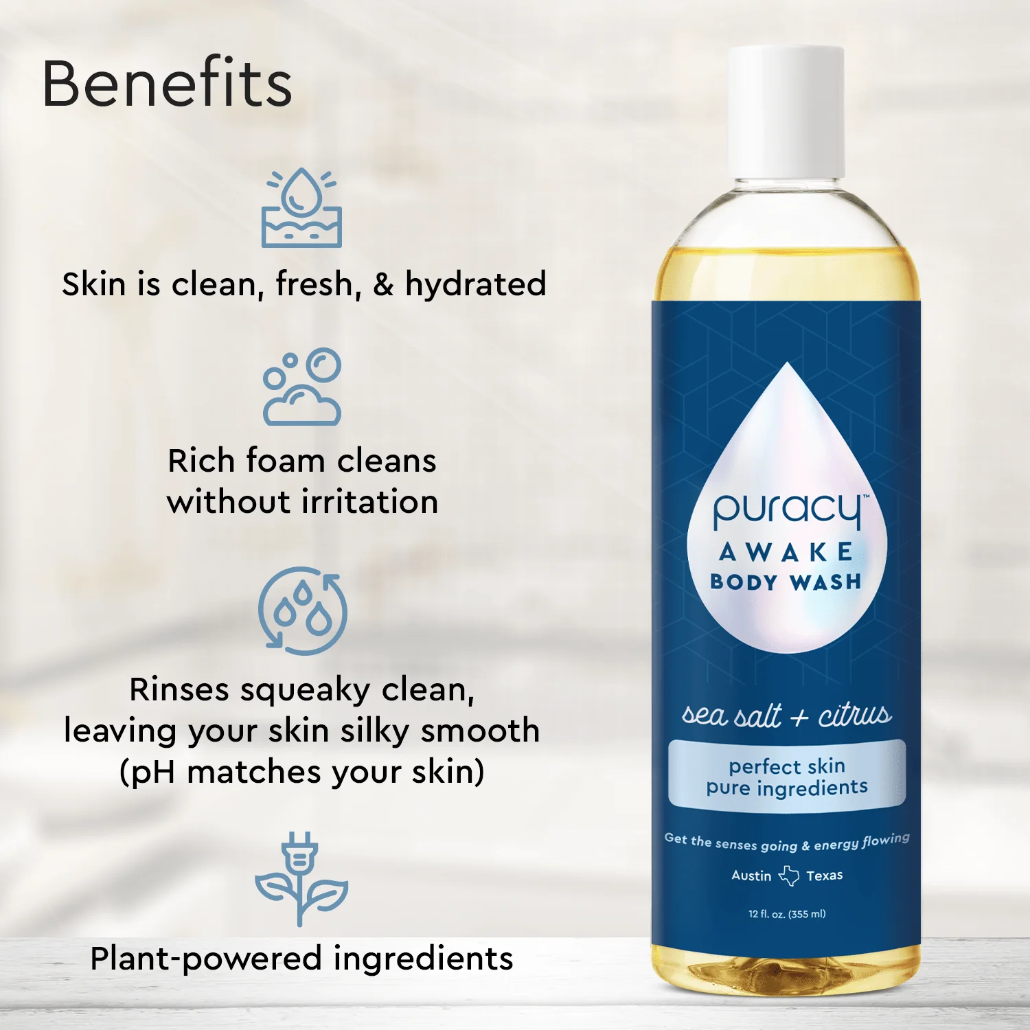 Puracy Natural Body Wash - Acidified, PH Balanced - Image 31