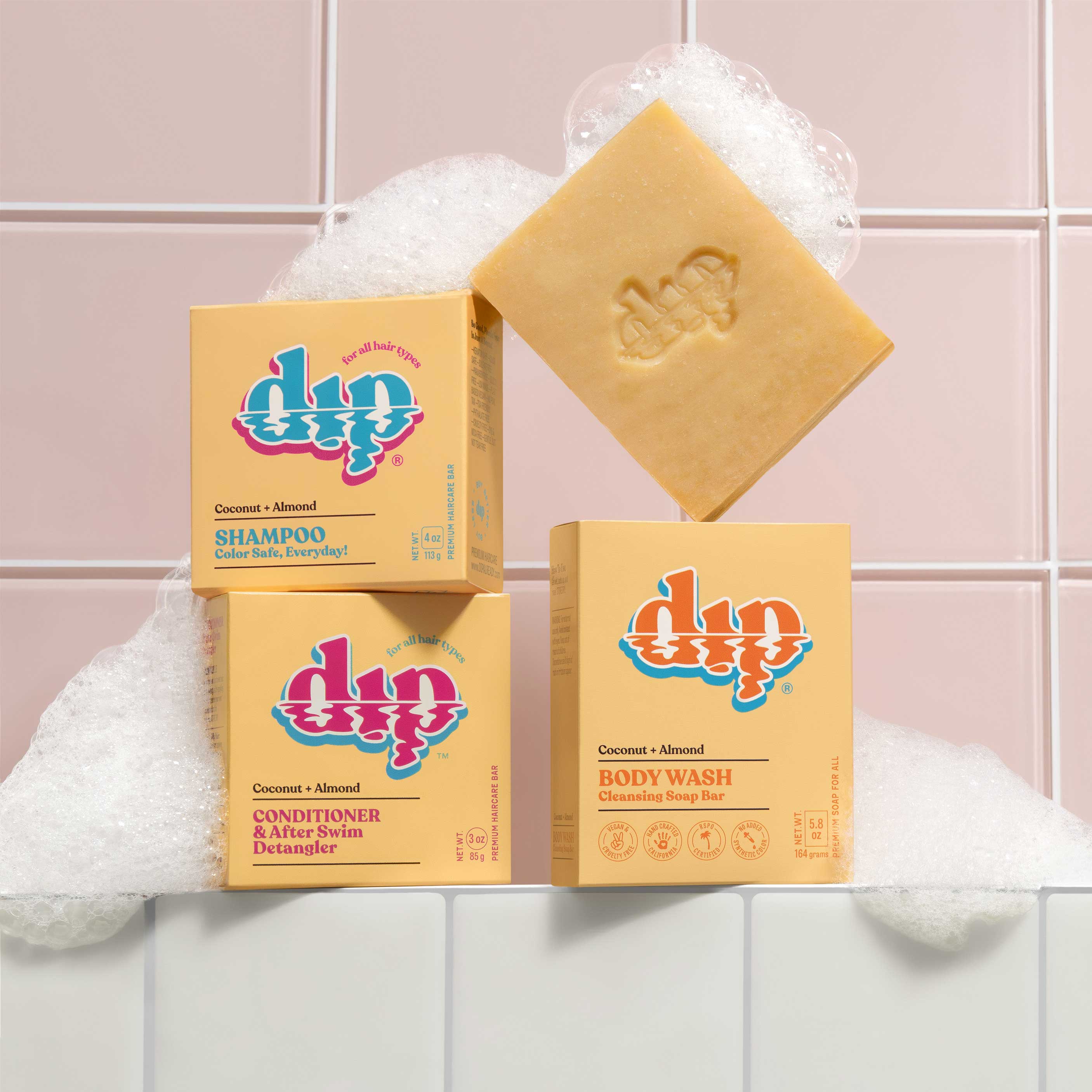 Body Wash Cleansing Soap Bar - Coconut & Almond - Image 4