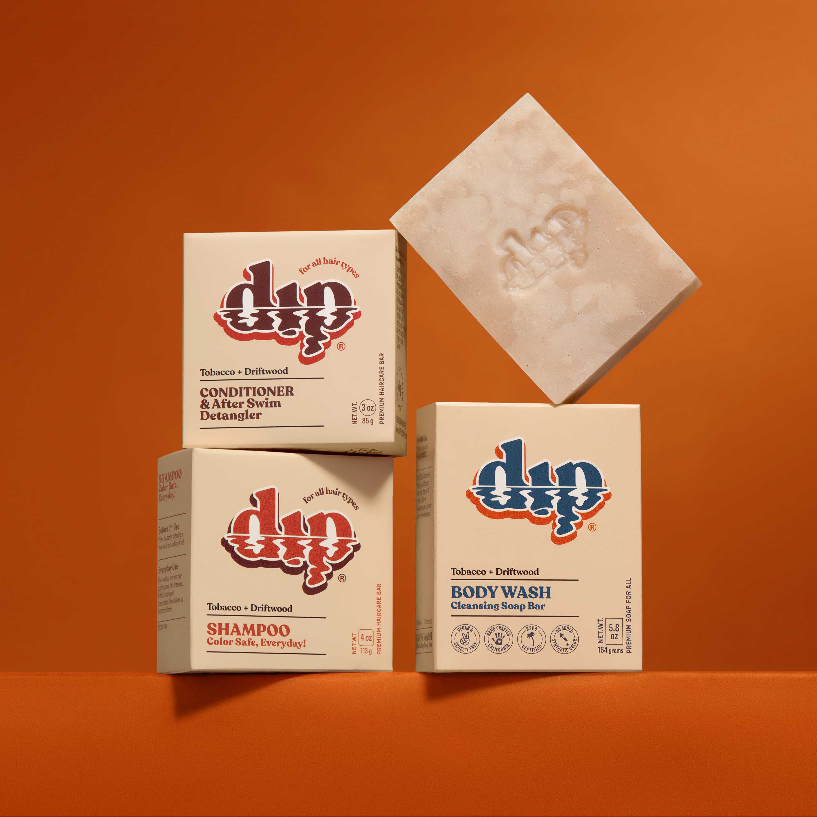 Body Wash Cleansing Soap Bar - Tobacco & Driftwood - Image 4