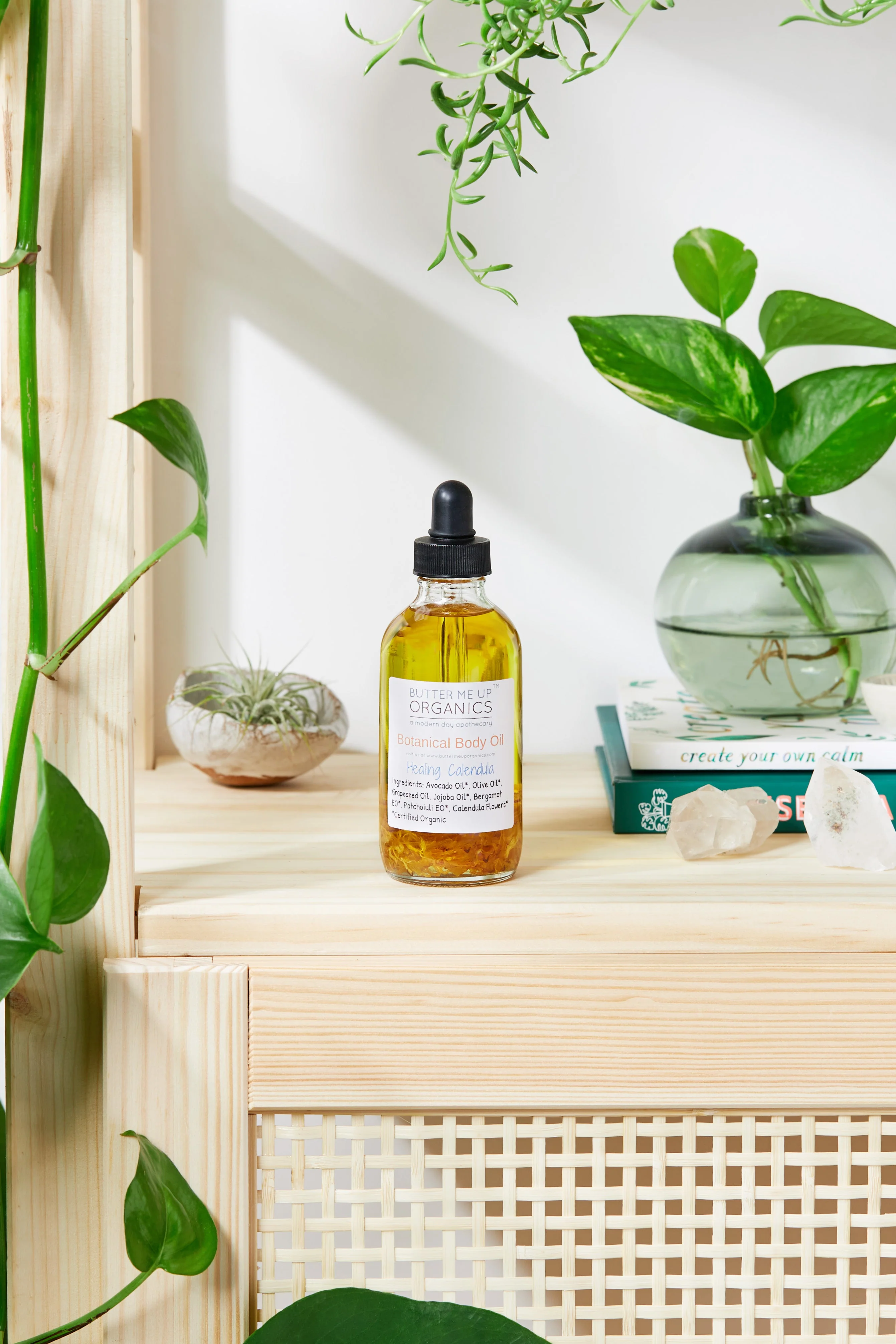 Botanical Body Oil -BOTANICAL COLLECTION - Organic Body Lotion Moisturizer - Image 2