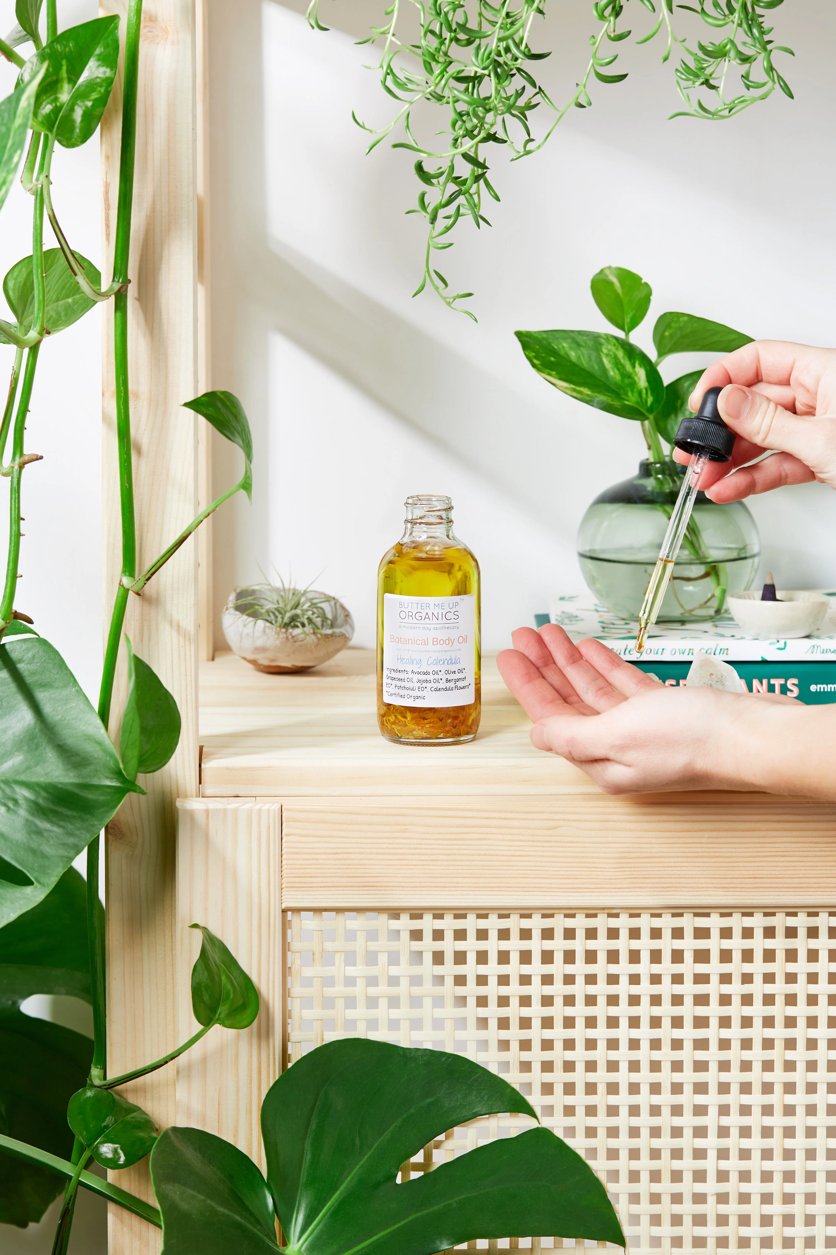 Botanical Body Oil -BOTANICAL COLLECTION - Organic Body Lotion Moisturizer - Image 3