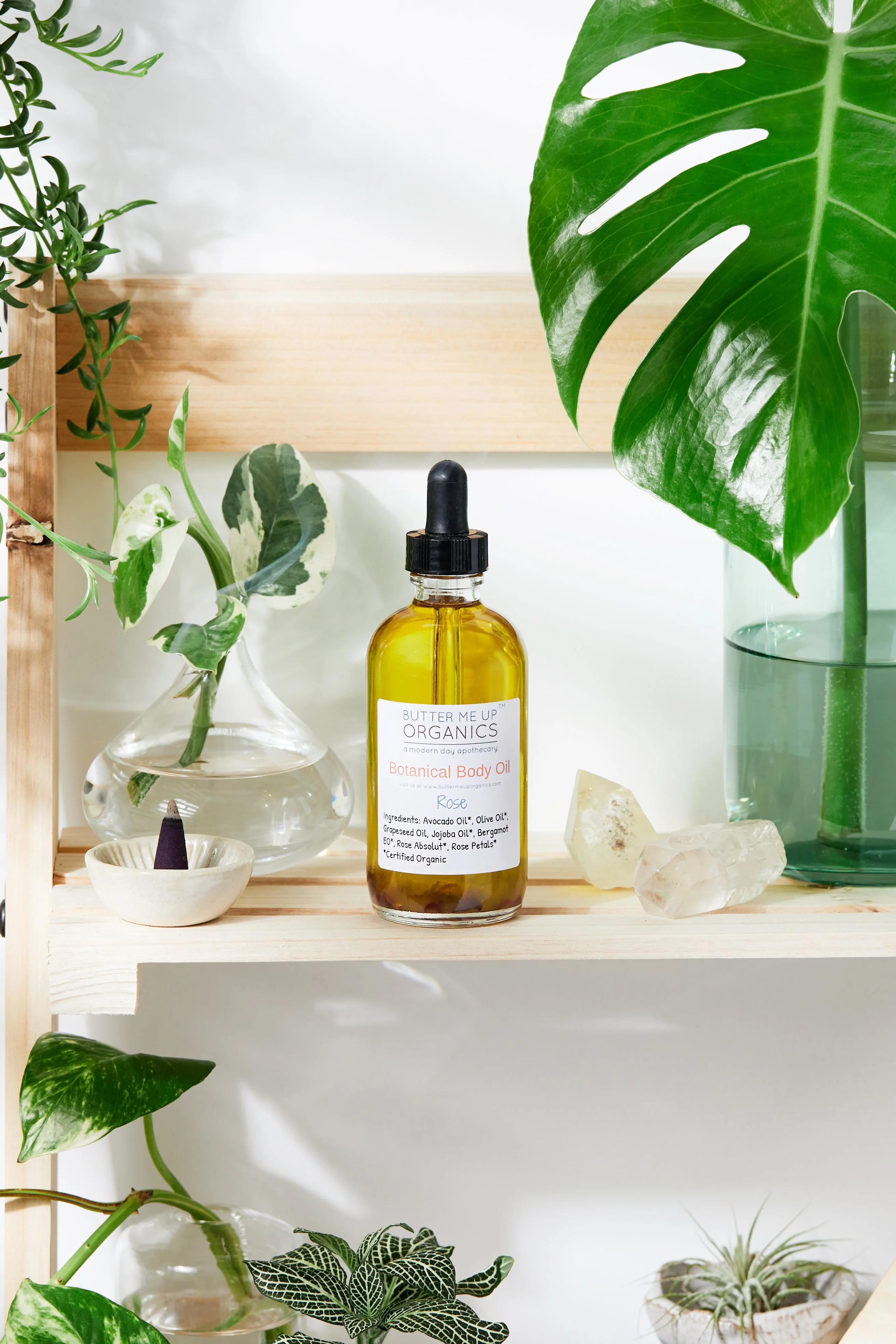 Botanical Body Oil -BOTANICAL COLLECTION - Organic Body Lotion Moisturizer - Image 4