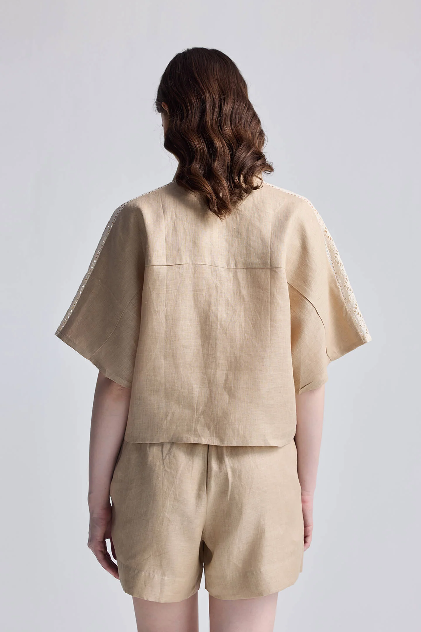 Boxy Shirt with Lace - Image 2