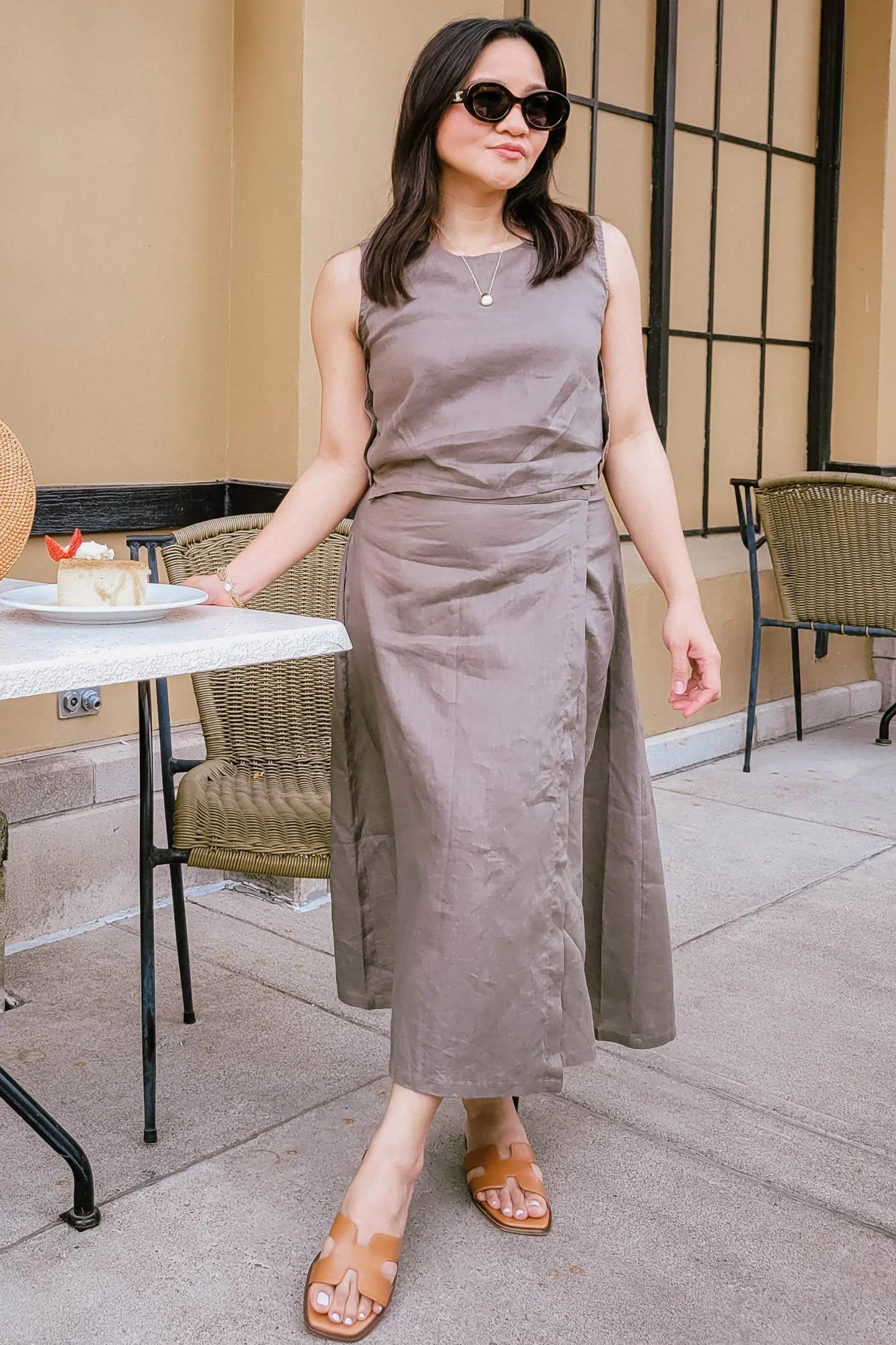 Breezy Hemp Summer Set in Dark Green - Image 6