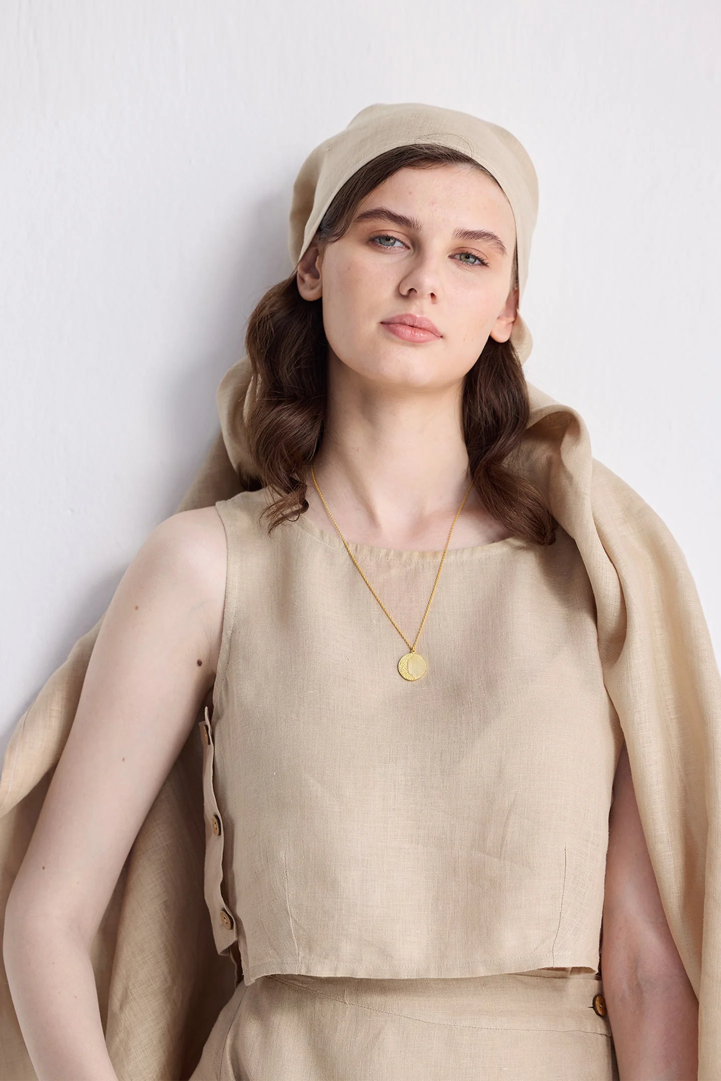 Breezy Summer Set in Neutral Beige - Image 2