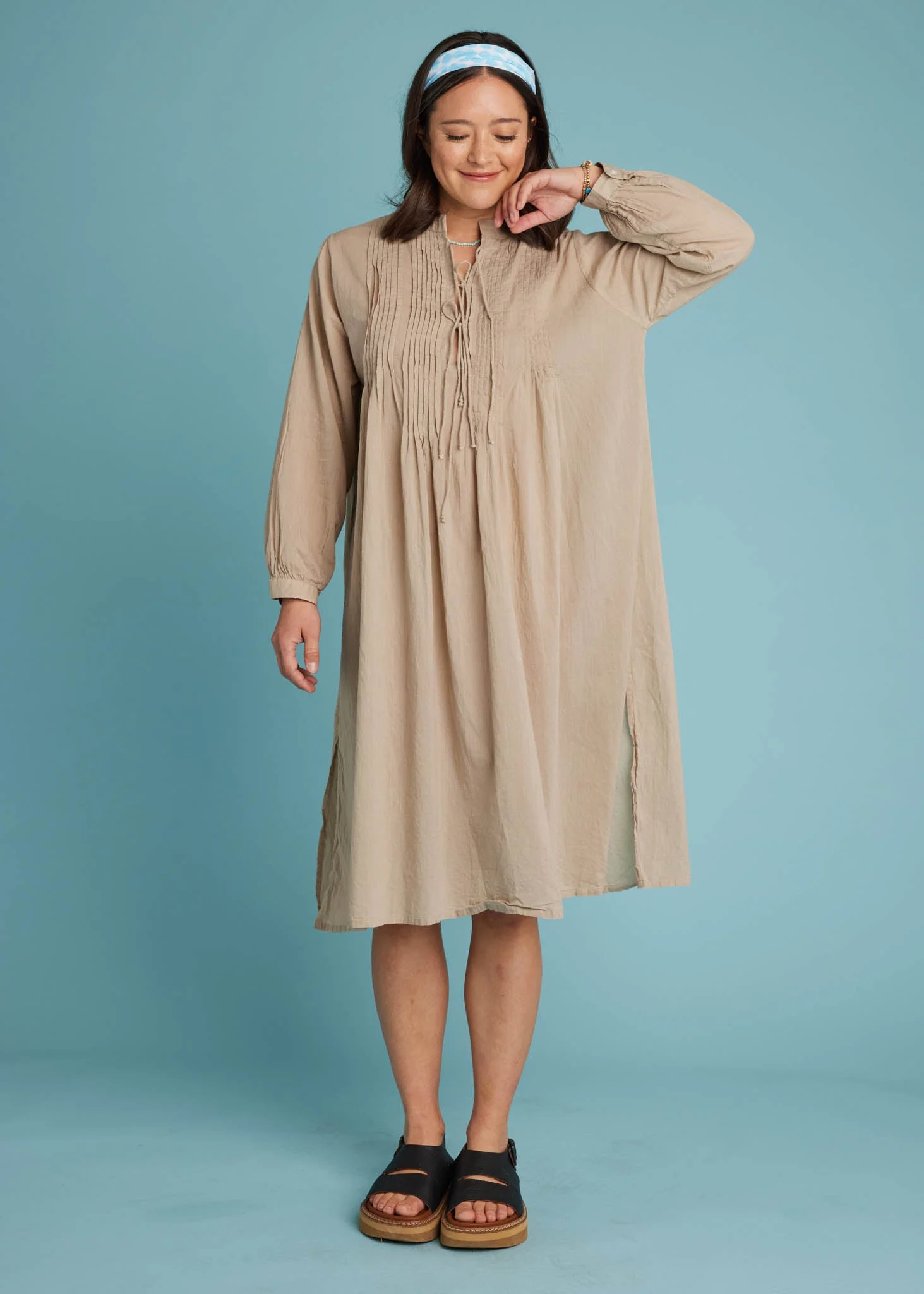 Byron Bay Caftan - Pebble - Image 2