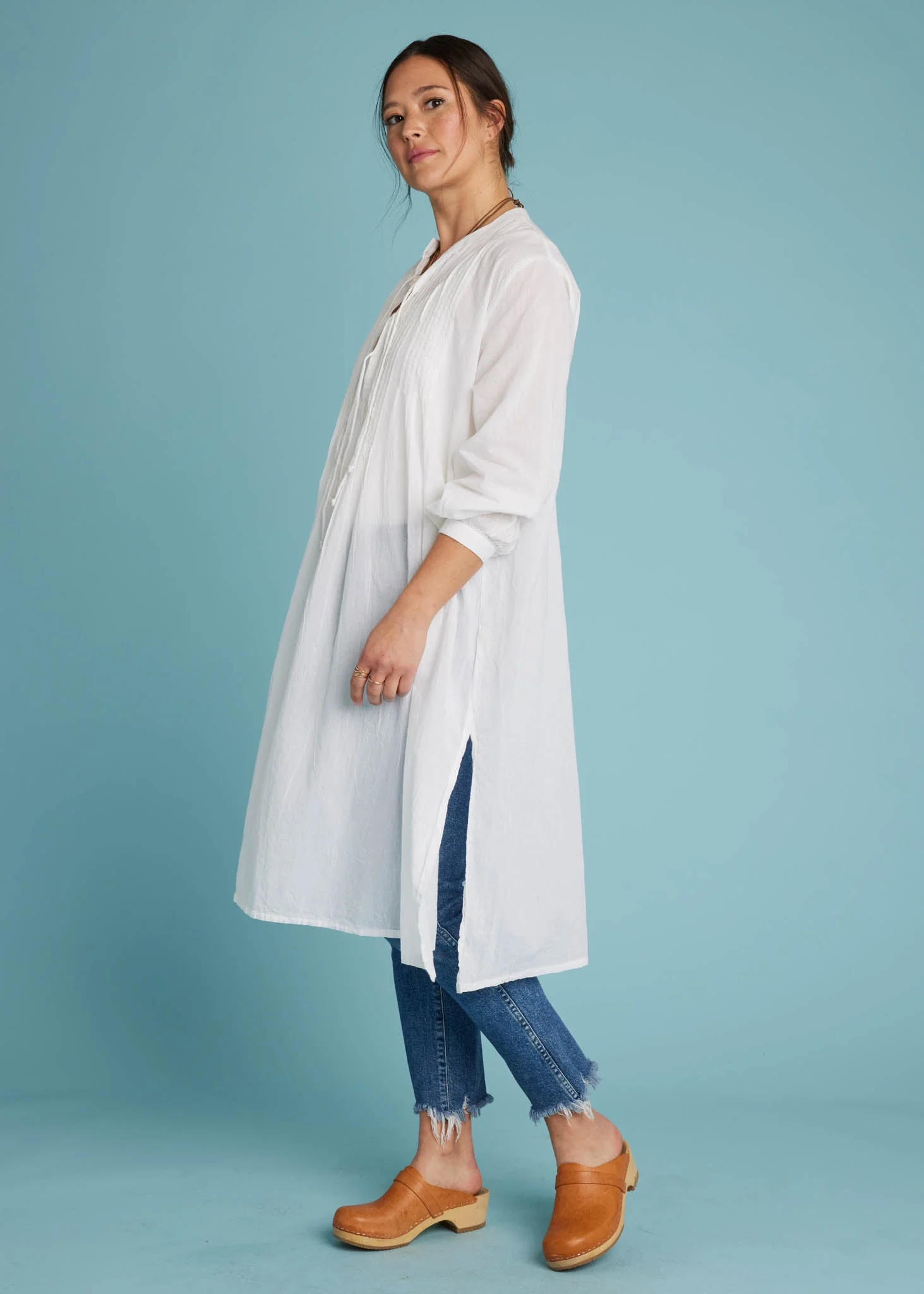 Byron Bay Caftan - White - Image 3