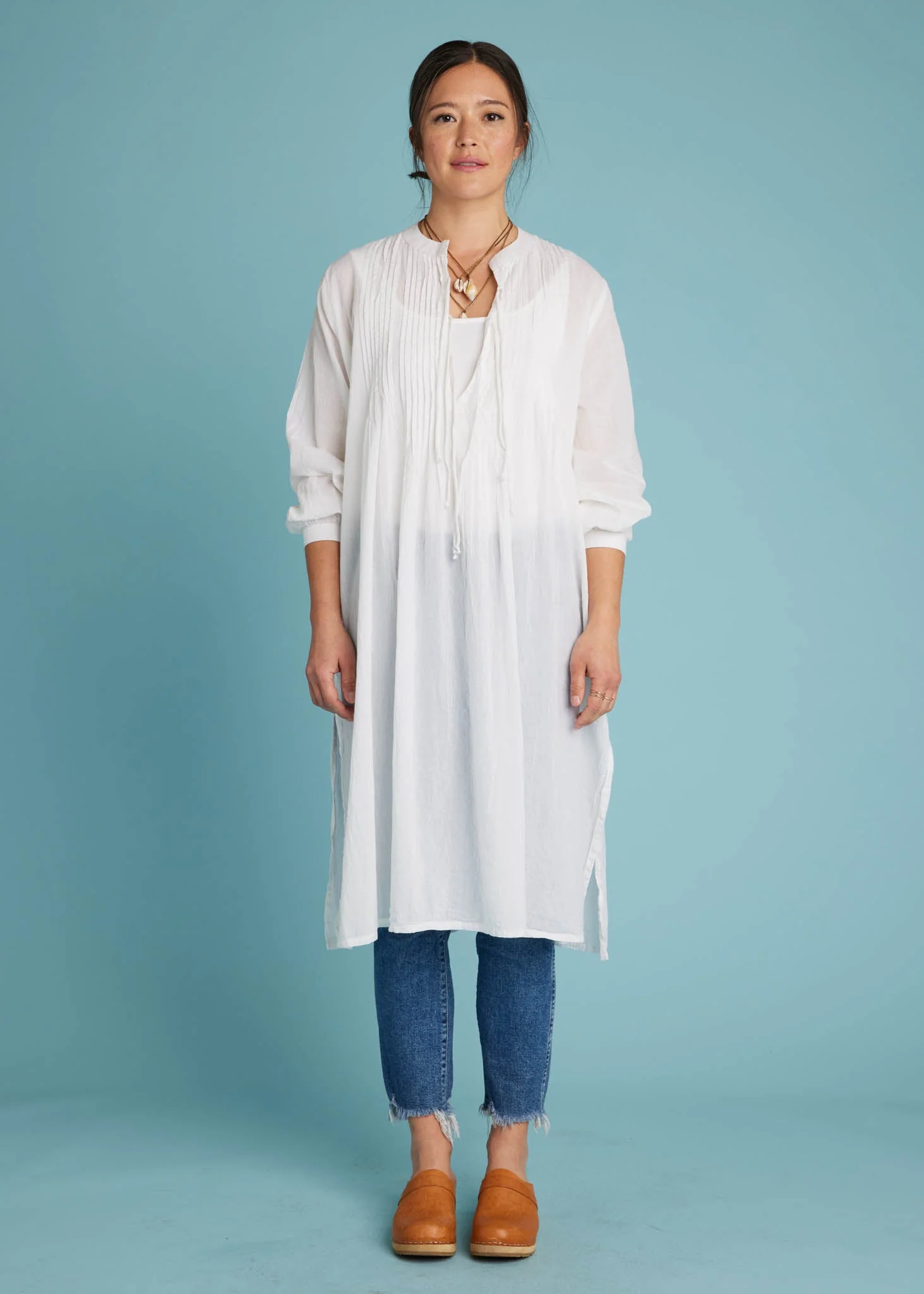 Byron Bay Caftan - White - Image 4