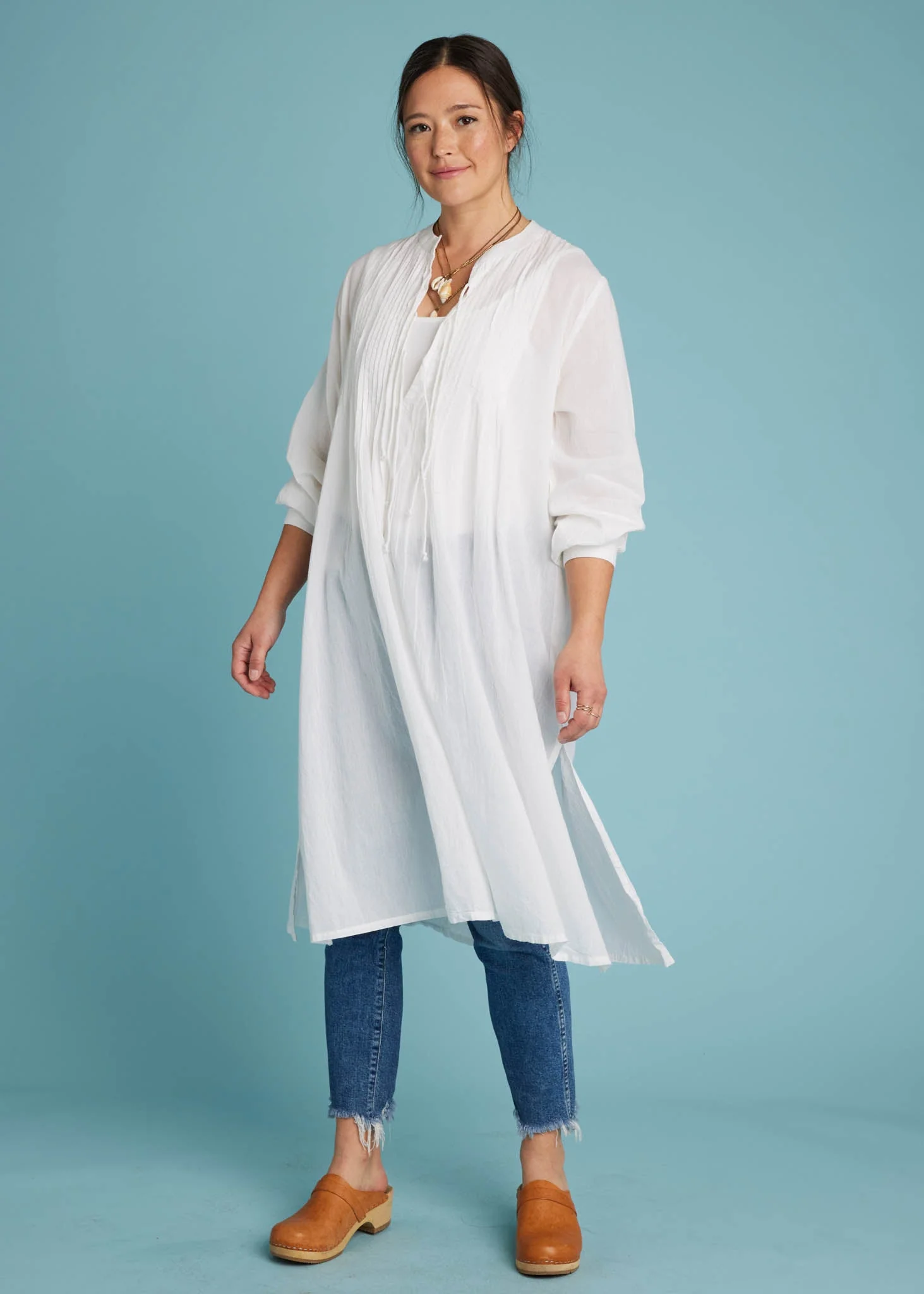 Byron Bay Caftan - White - Image 6