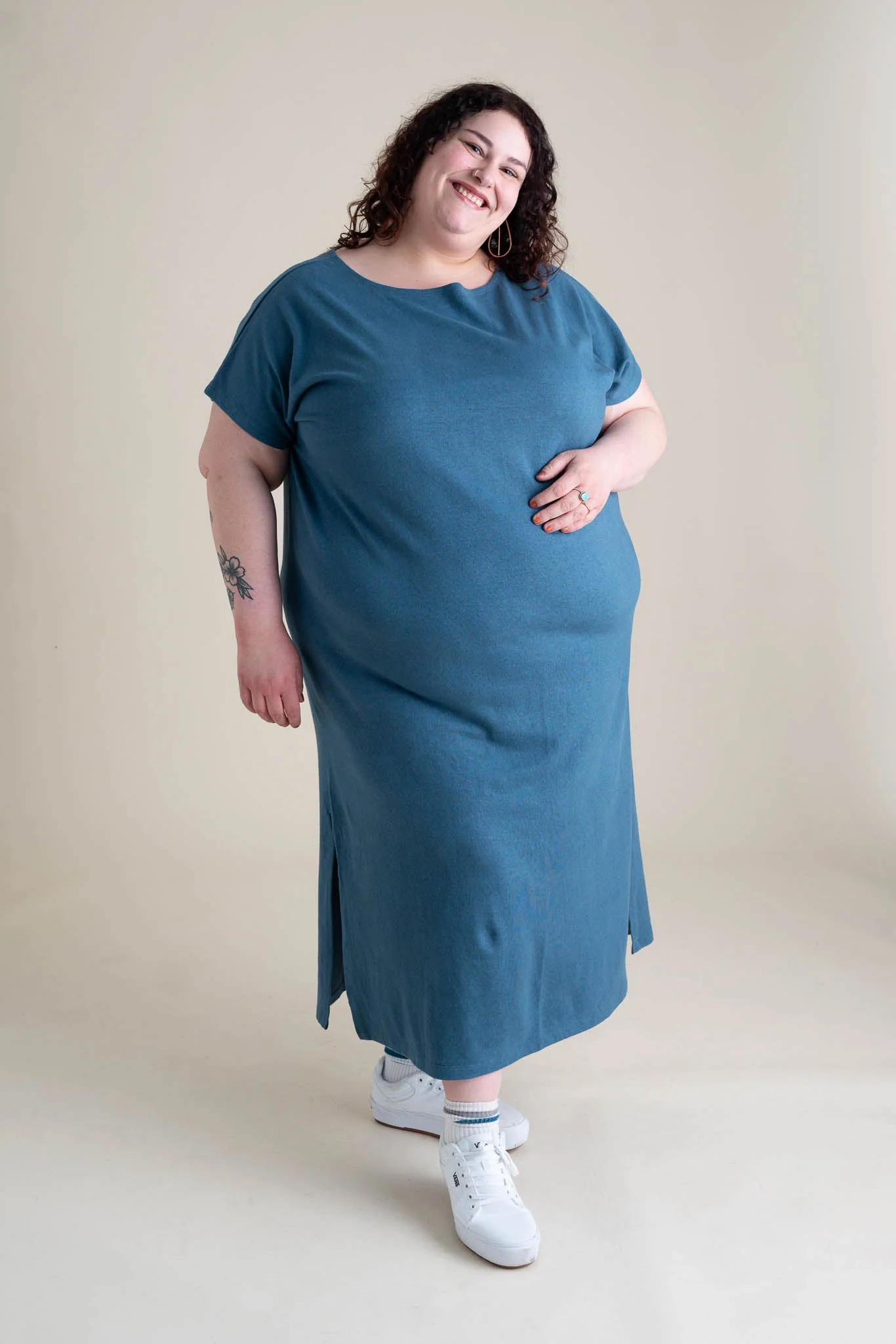 Cairo Dress in Aster - Image 2