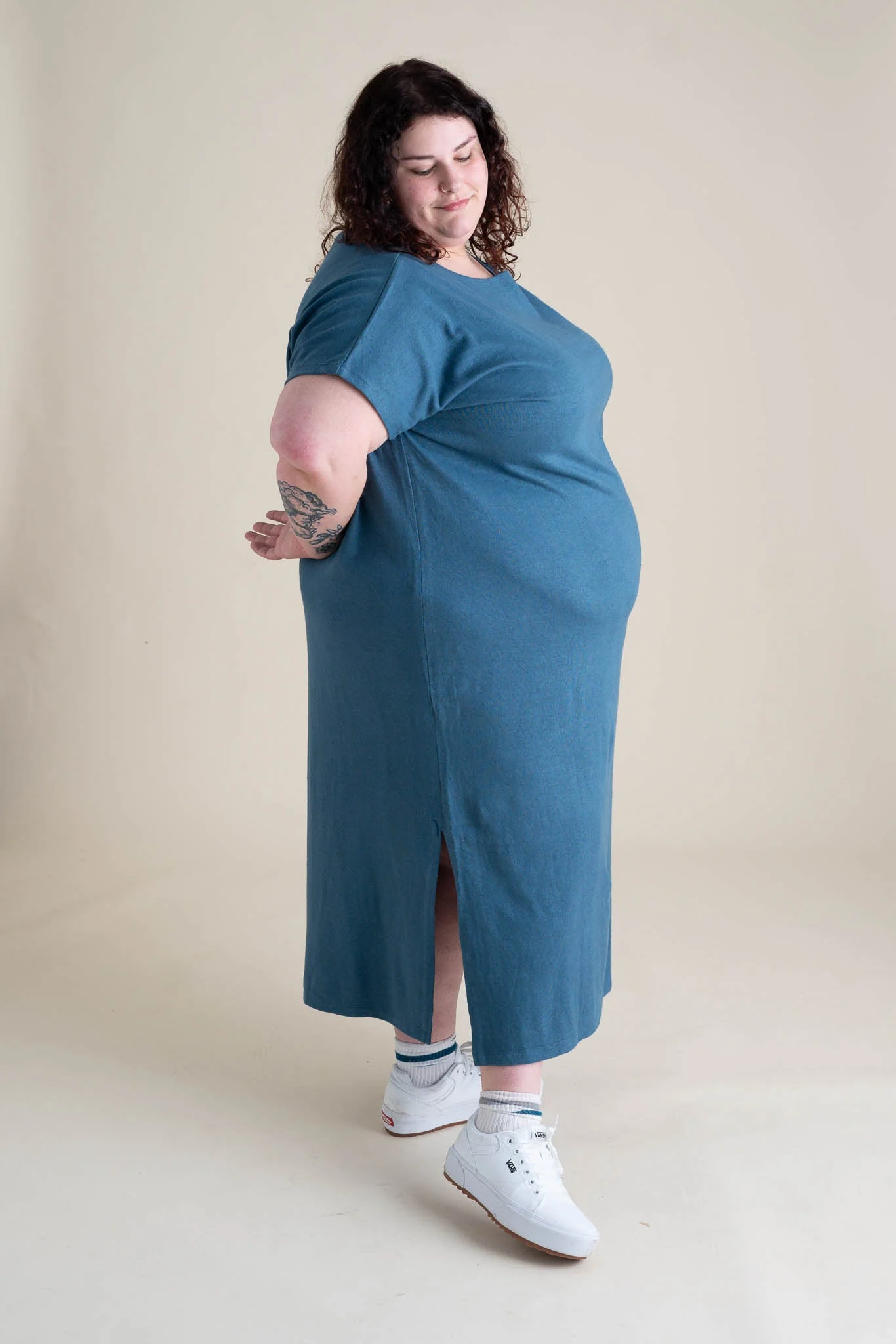 Cairo Dress in Aster - Image 3