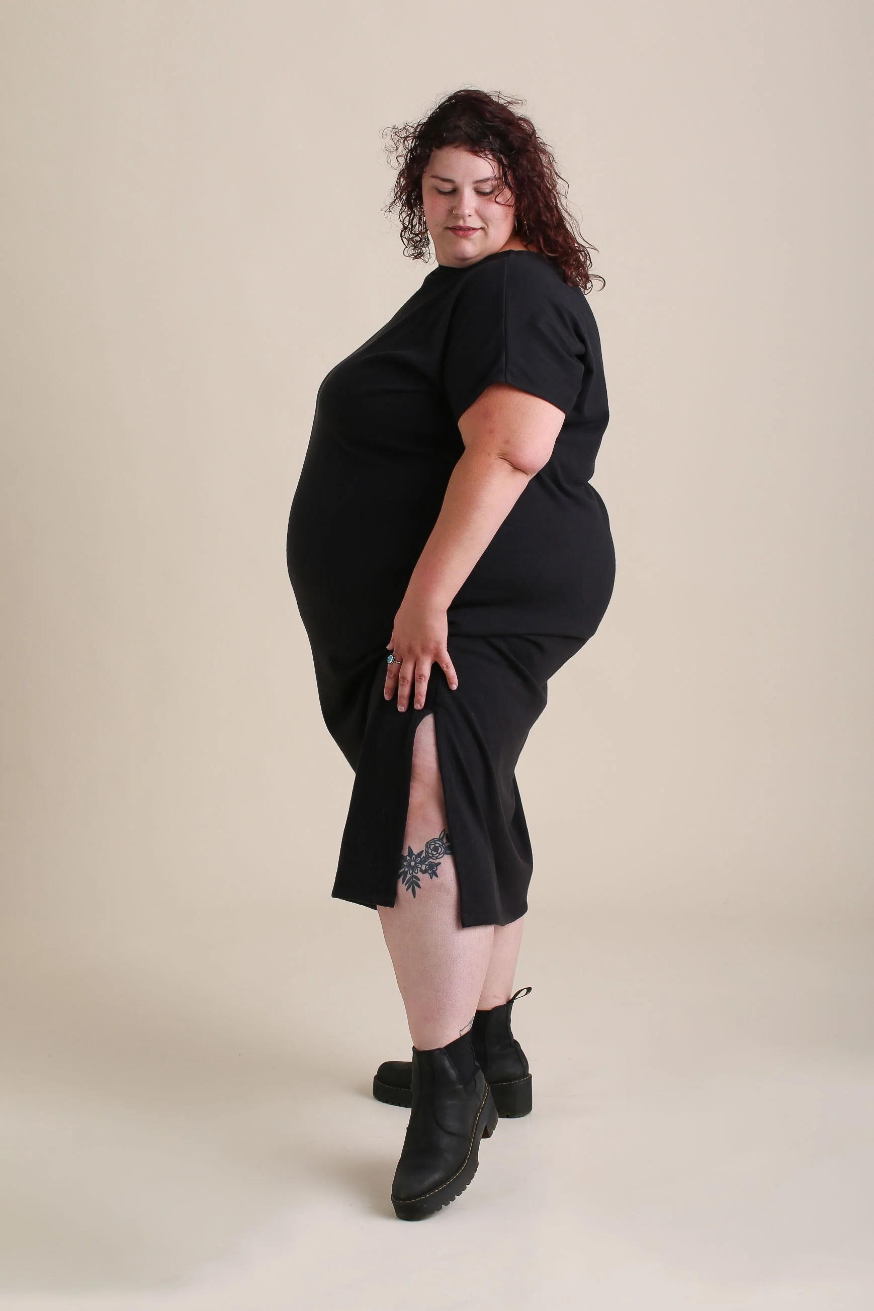 Cairo Dress in Graphite - Image 3