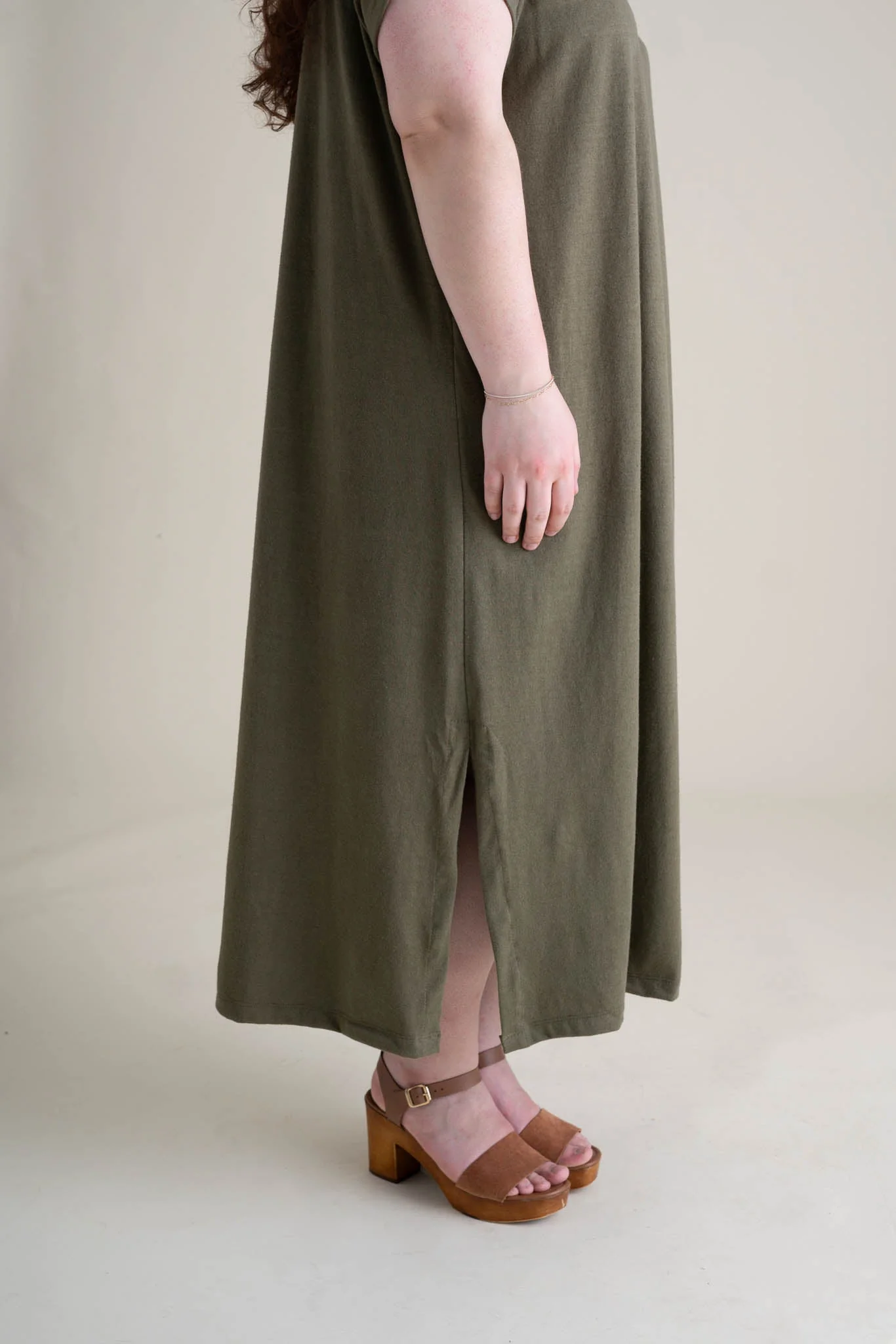 Cairo Dress in Moss - Image 5