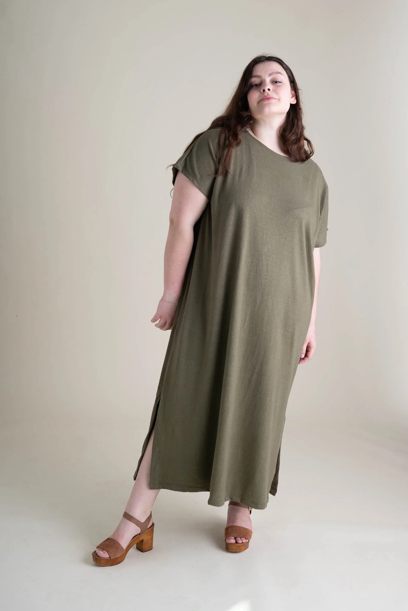 Cairo Dress in Moss - Image 6