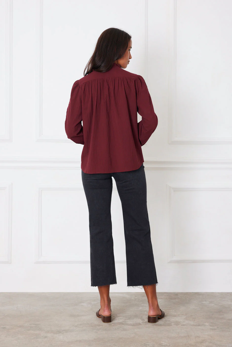 Camilla Blouse in Cranberry - Image 4
