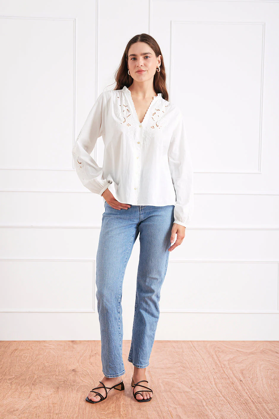 Camilla Blouse in Off White - Image 2