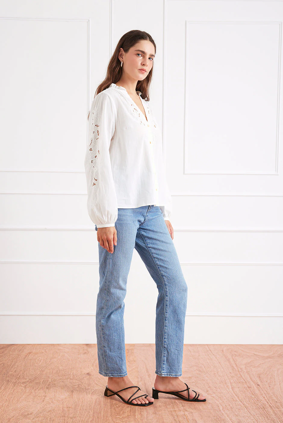 Camilla Blouse in Off White - Image 3