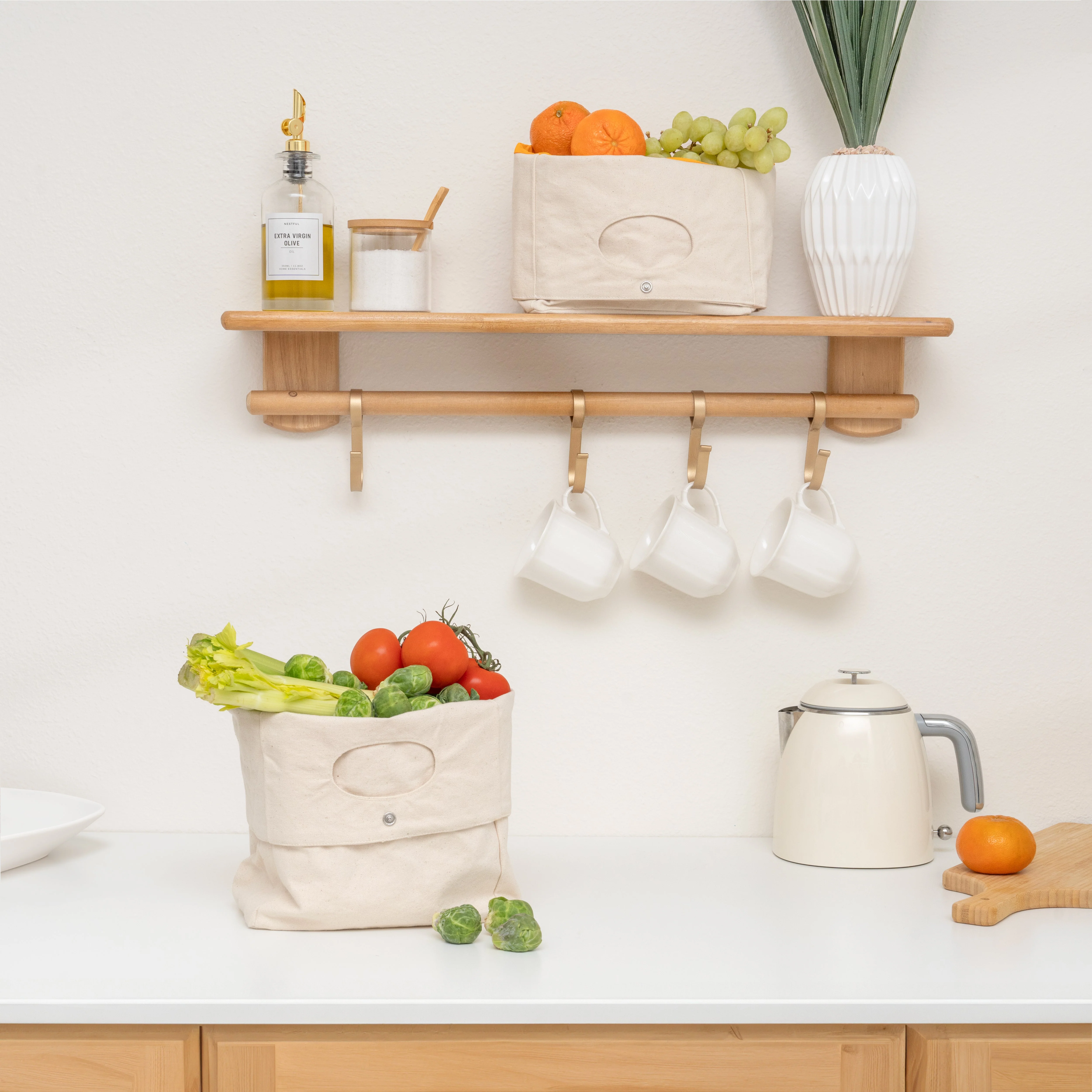Canvas Basket - Set of 2 - Image 3