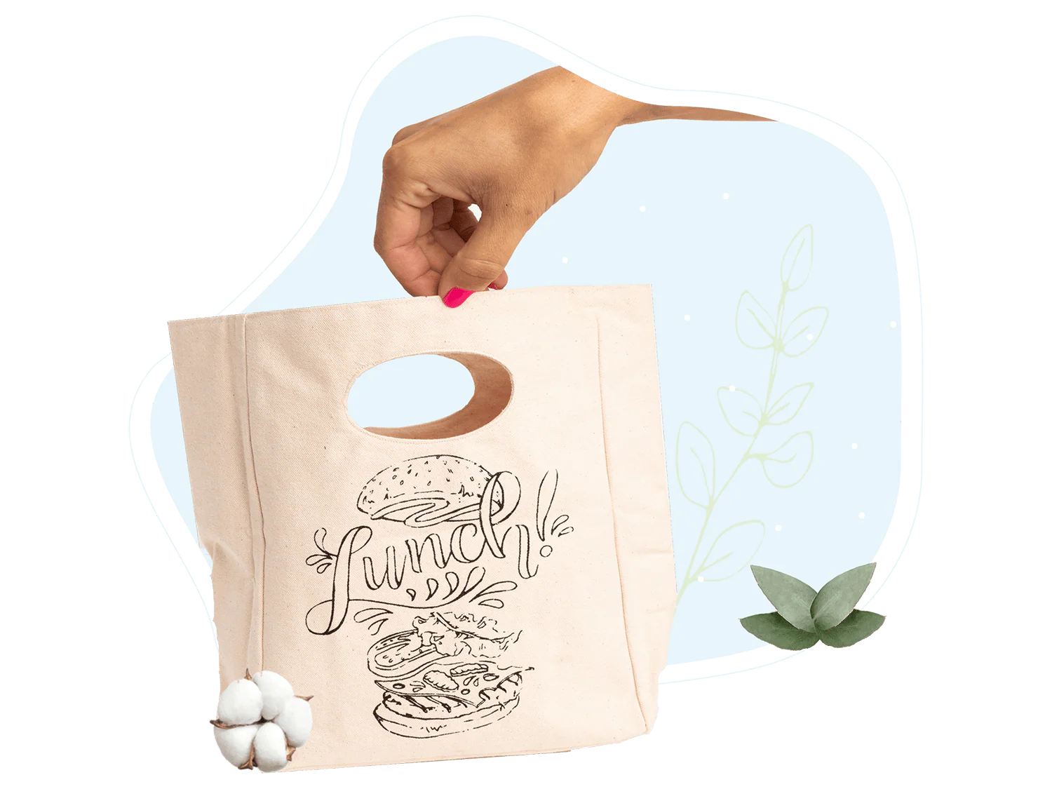 Canvas Lunch Bag - Image 5