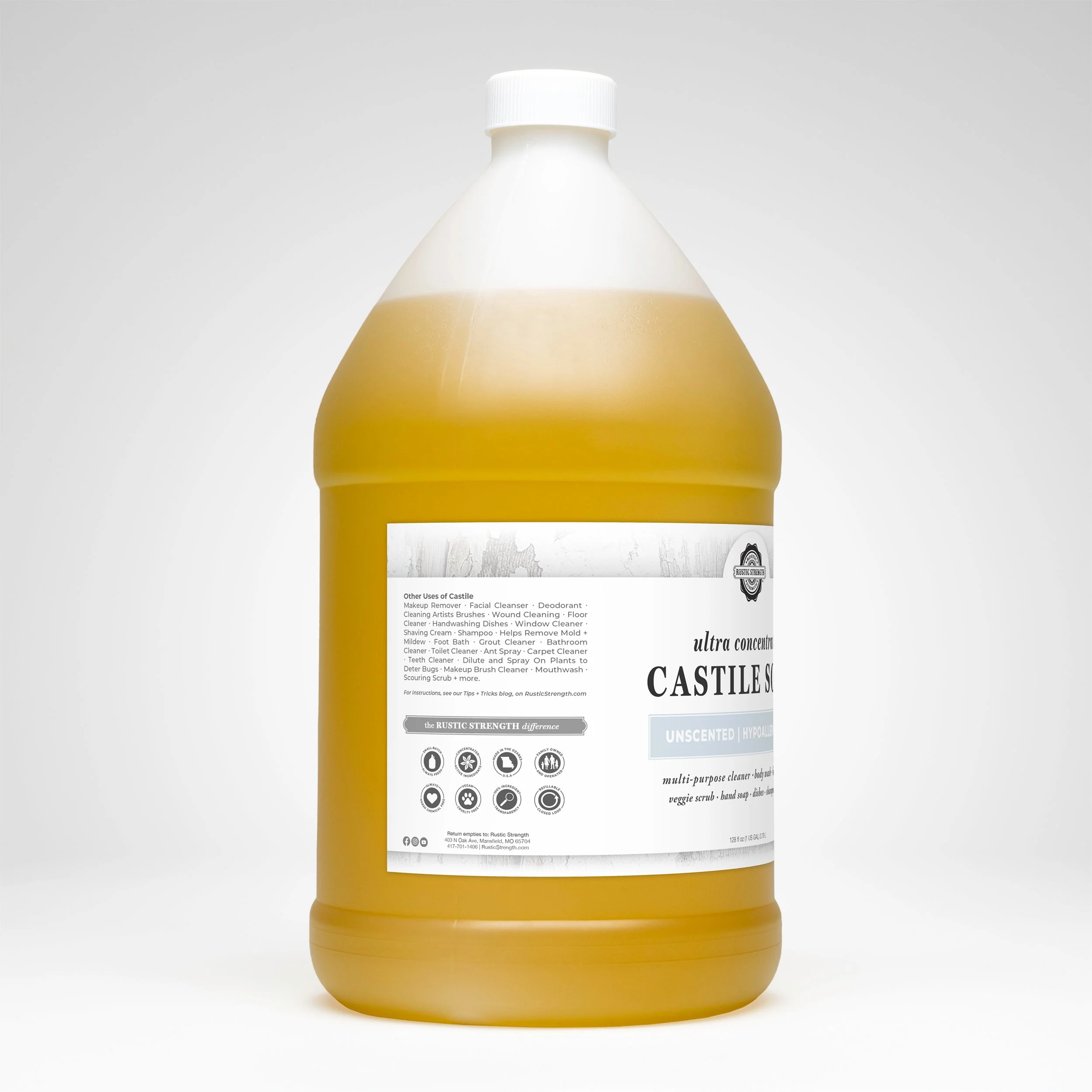 Castile Soap - Ultra Concentrate | Unscented - Image 9