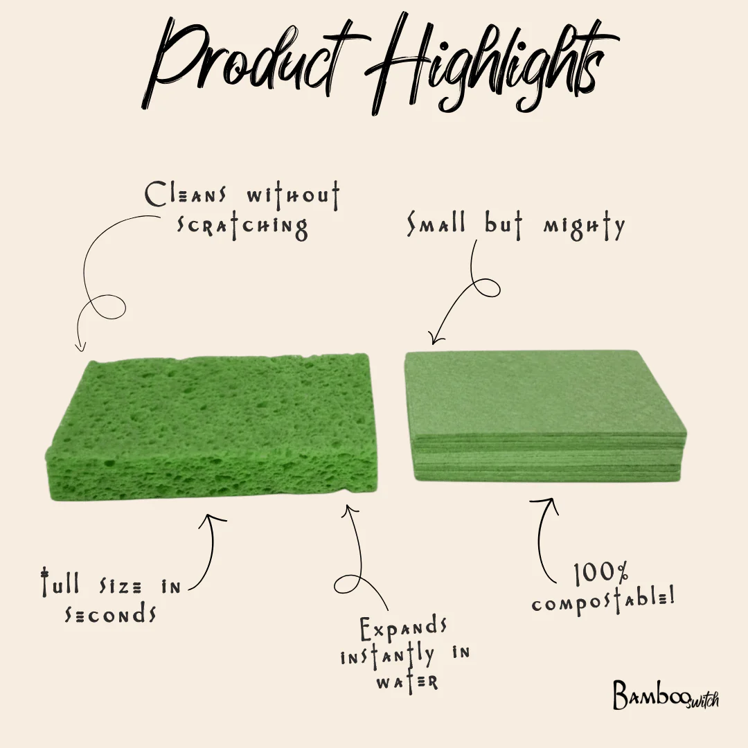 Cellulose Natural Cleaning Sponge - Image 9