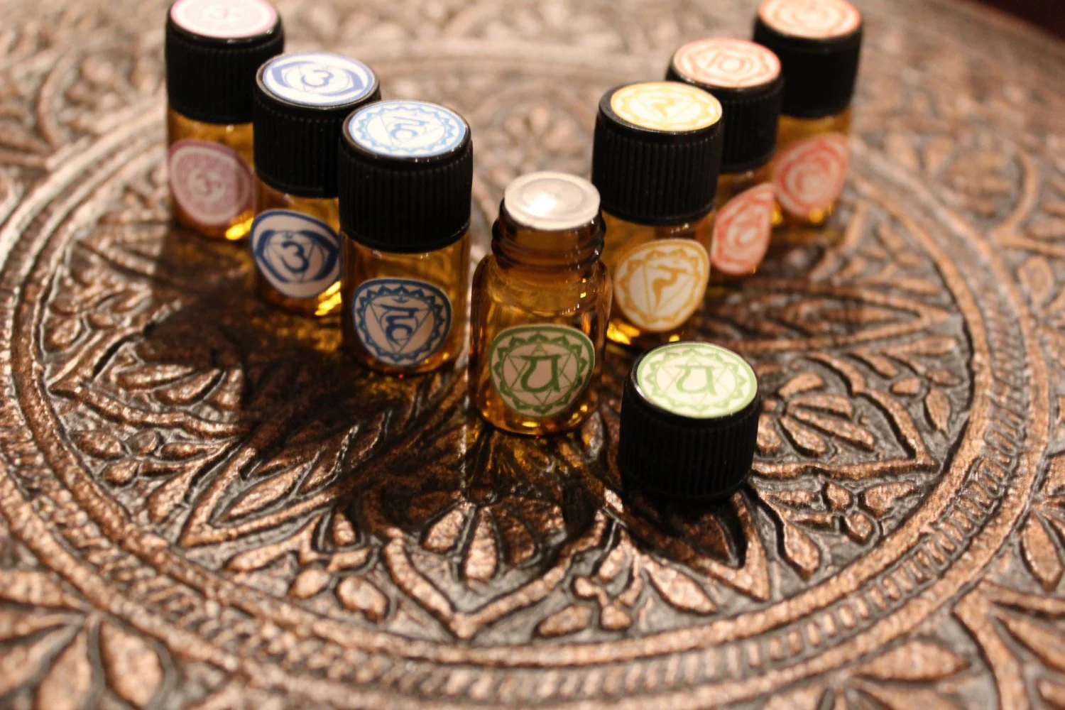 Chakra Balancing Set / Organic Essential Oils/ Organic Chakra Set/ Root Chakra/ Base Chakra / Third Eye / Throat Chakra/ Chakras/ Crown - Image 5