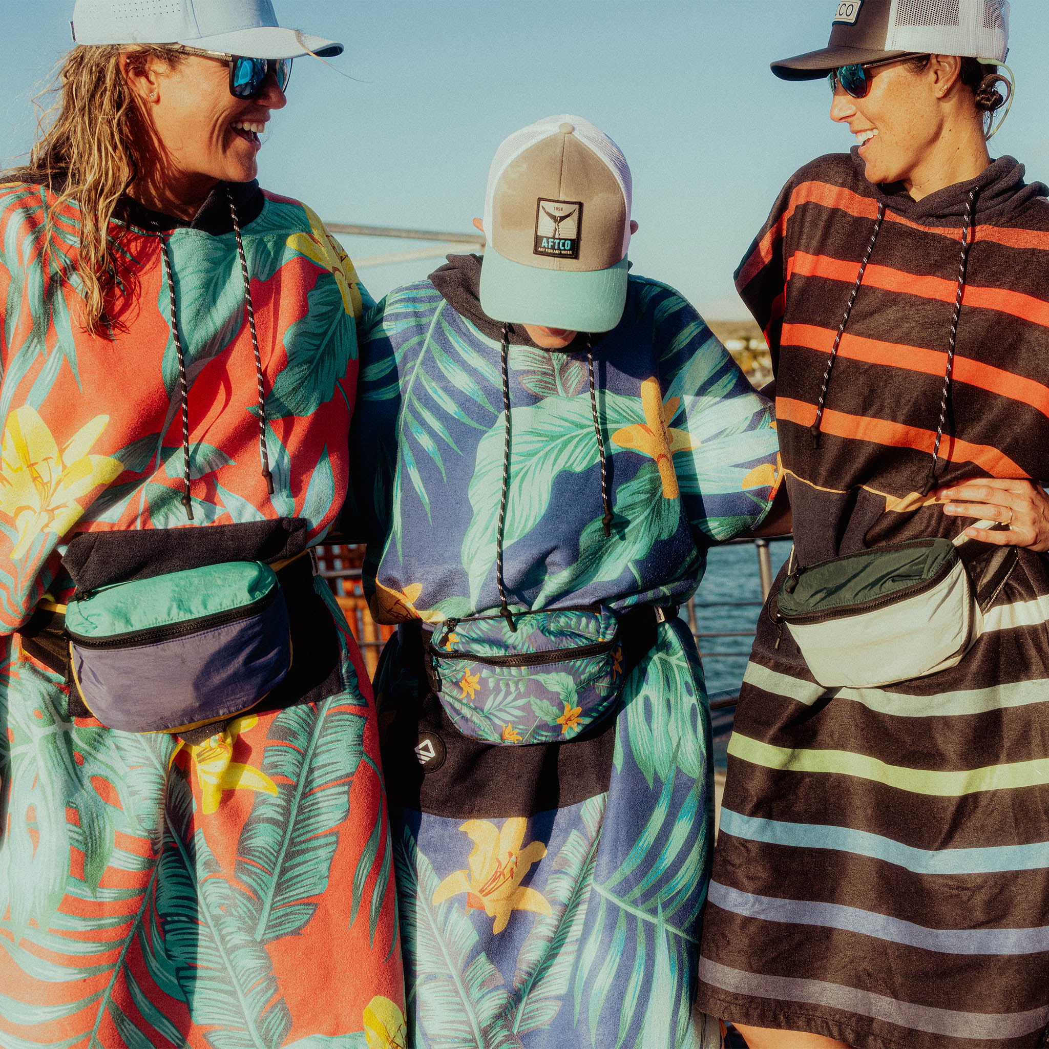 Changing Poncho: Pinstripes Multi - Image 3