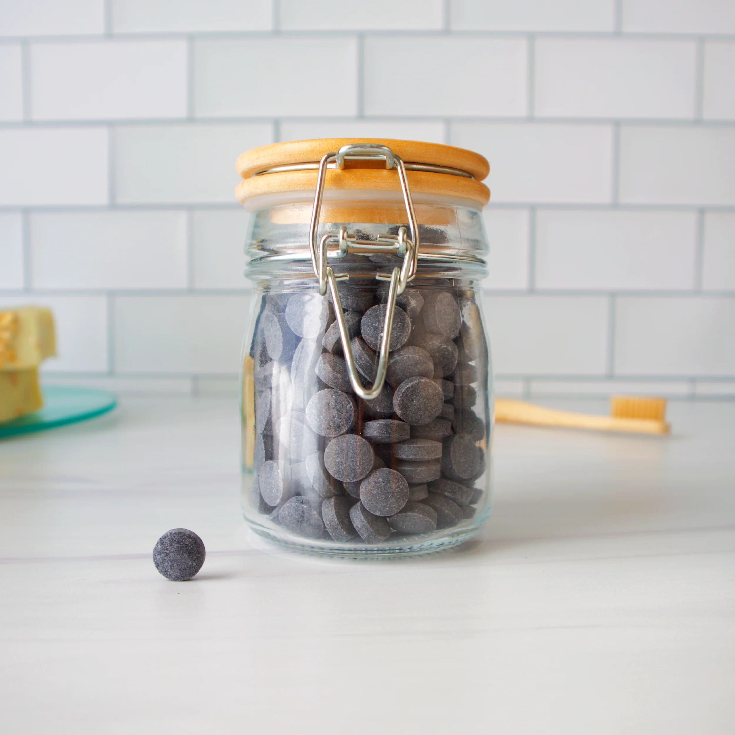 Charcoal MINT Toothpaste Tablets - Image 2