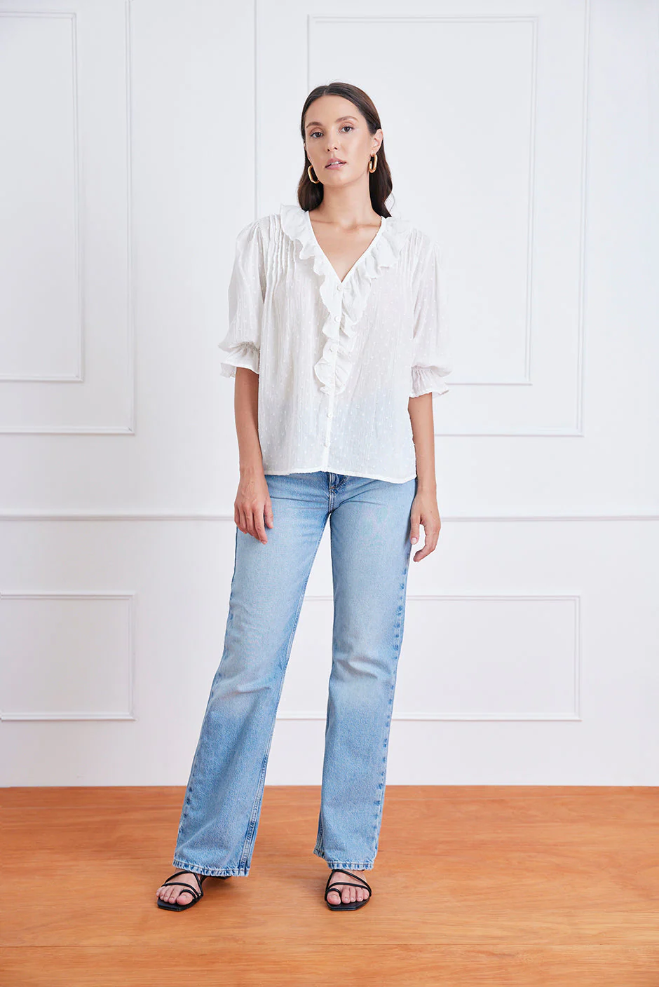 Chloe Shirt in Gold Dust - Image 2