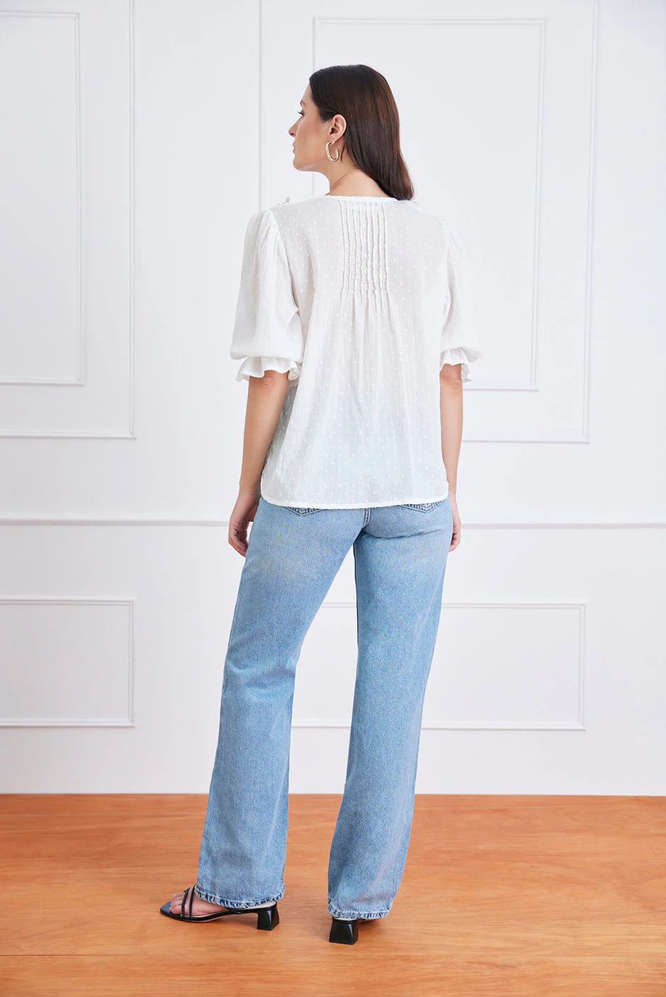 Chloe Shirt in Gold Dust - Image 4