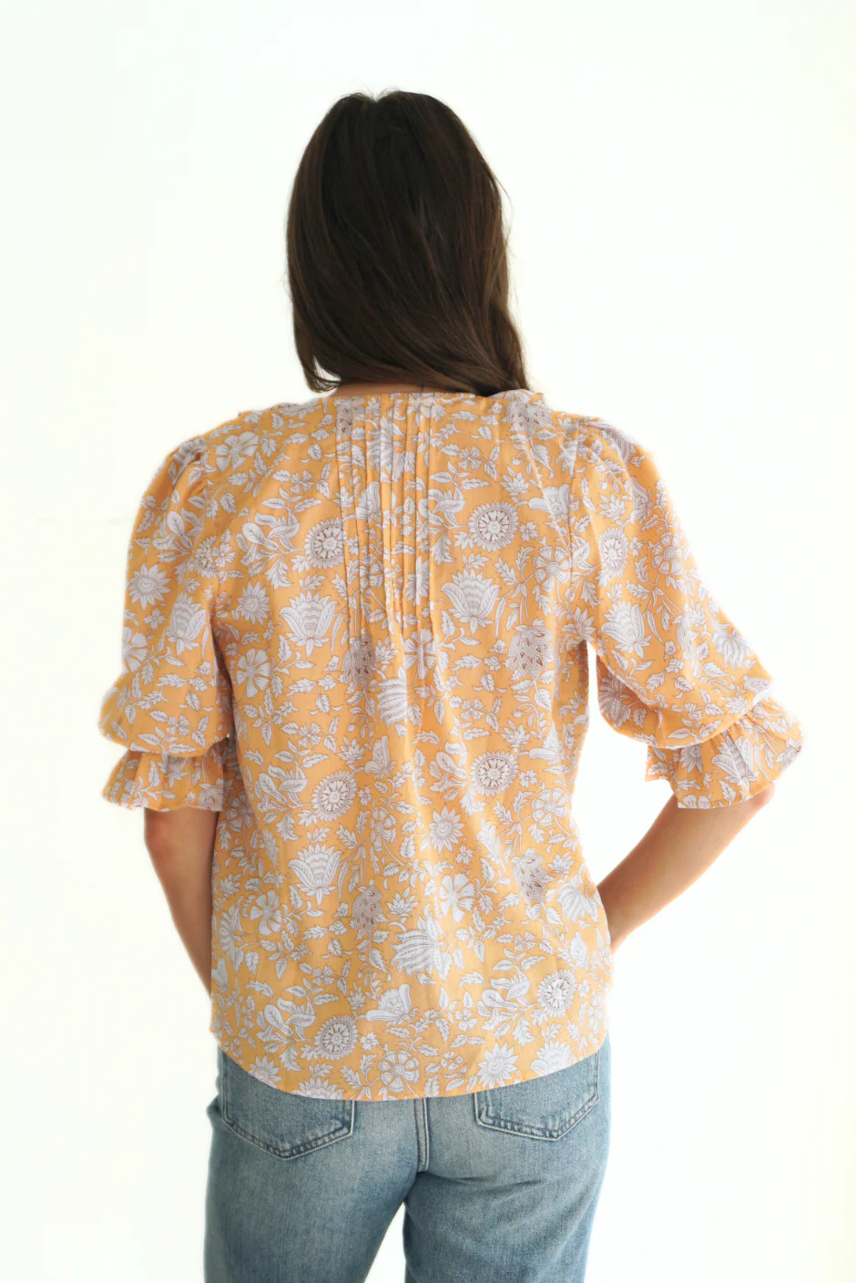 Chloe Shirt in Poppy Garden - Image 4