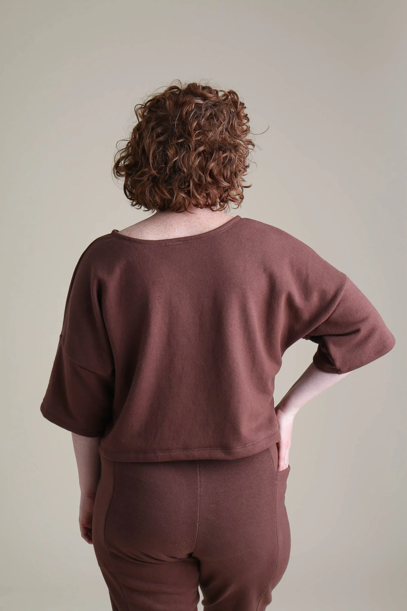 Chloe Tee in Chestnut - Image 4