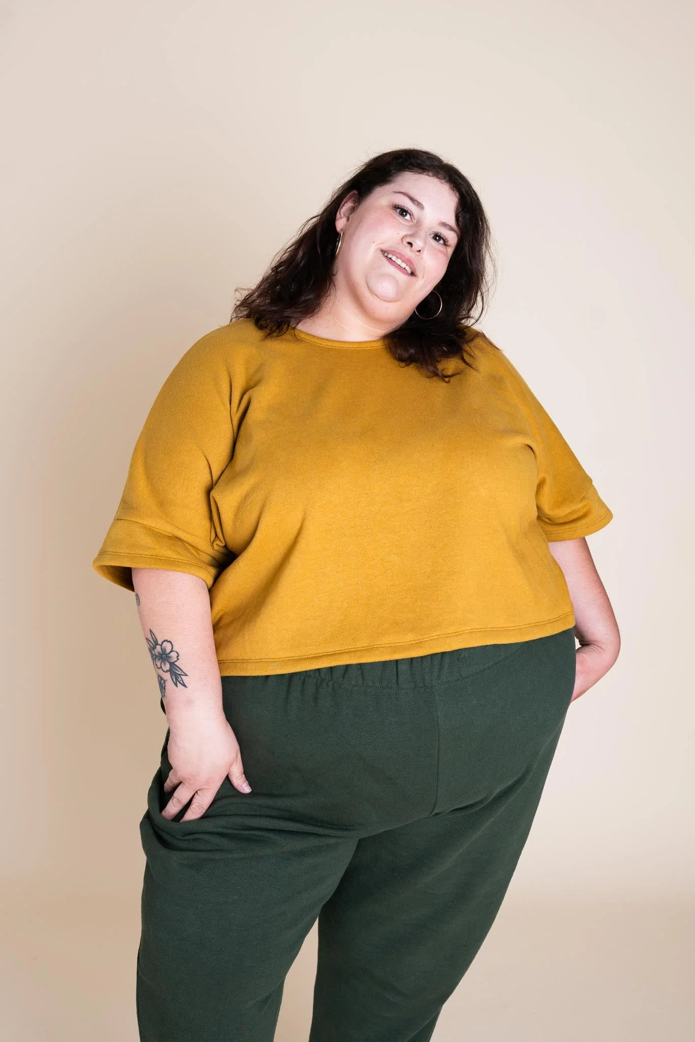 Chloe Tee in Goldenrod - Image 3
