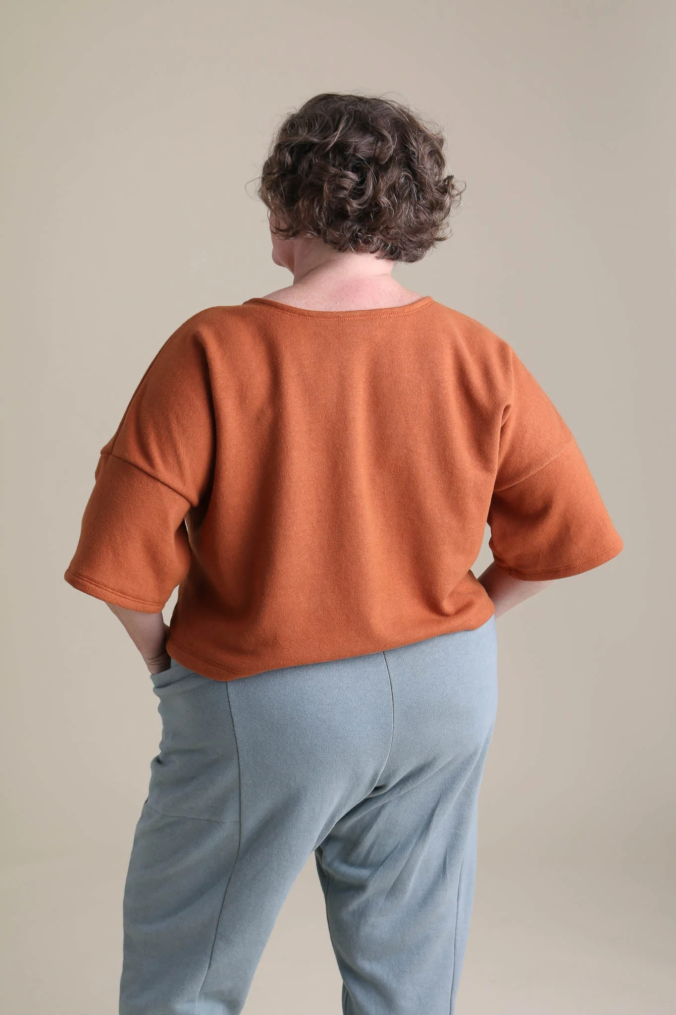 Chloe Tee in Rust - Image 2