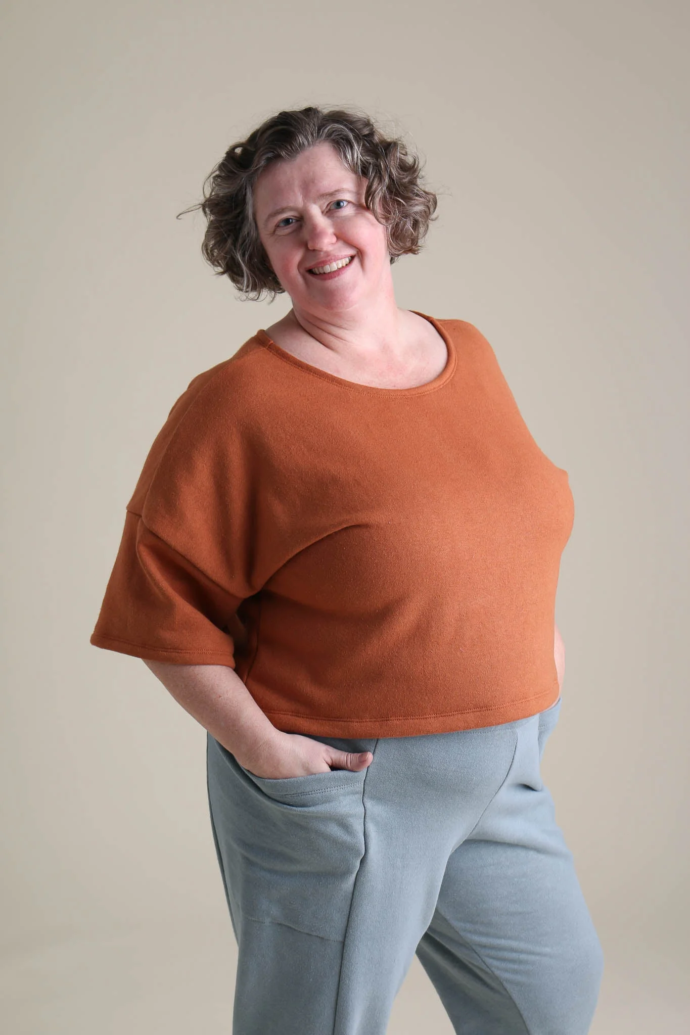 Chloe Tee in Rust - Image 4