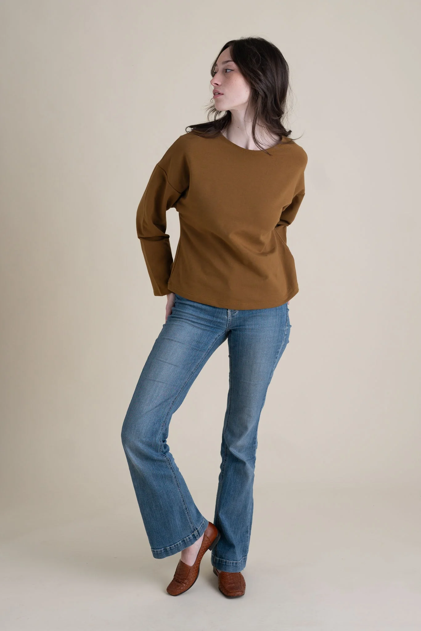 Christine Top in Almond - Image 2