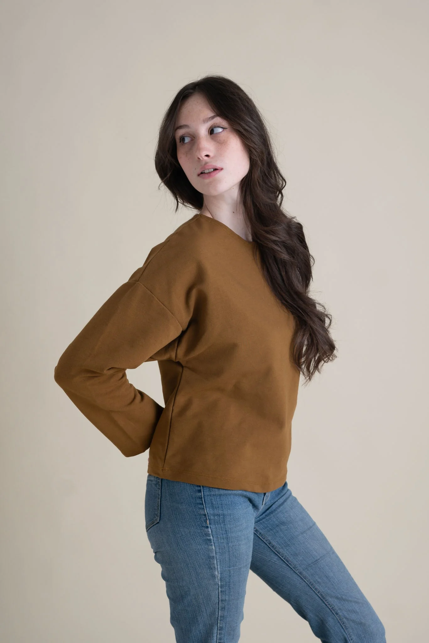 Christine Top in Almond - Image 3