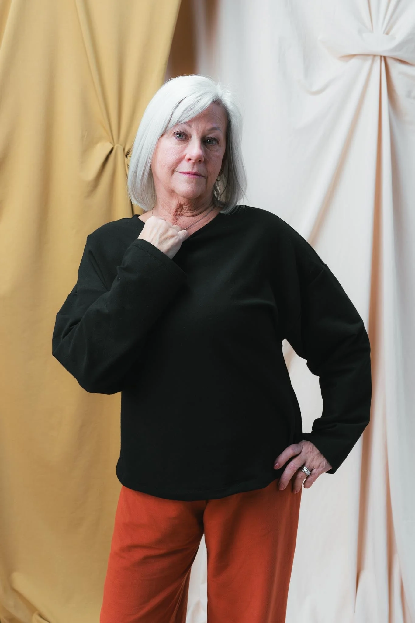 Christine Top in Licorice - Image 2