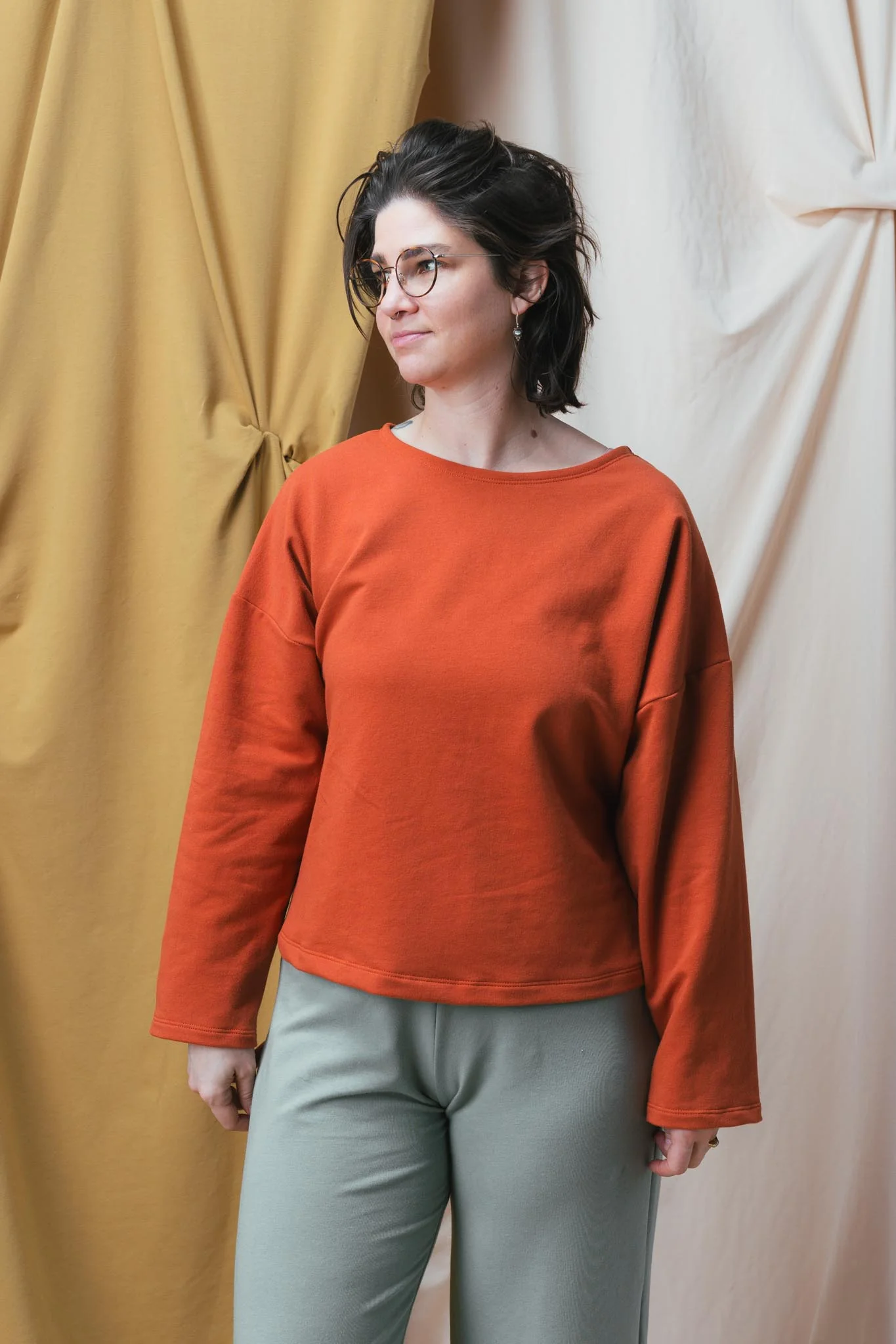 Christine Top in Persimmon - Image 2