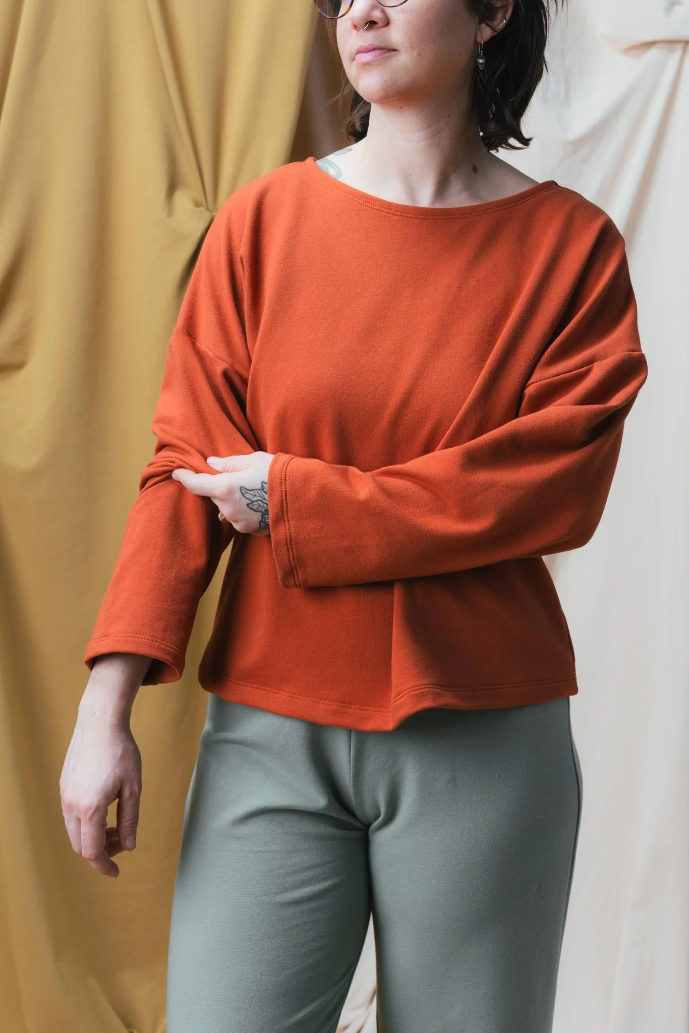 Christine Top in Persimmon - Image 3