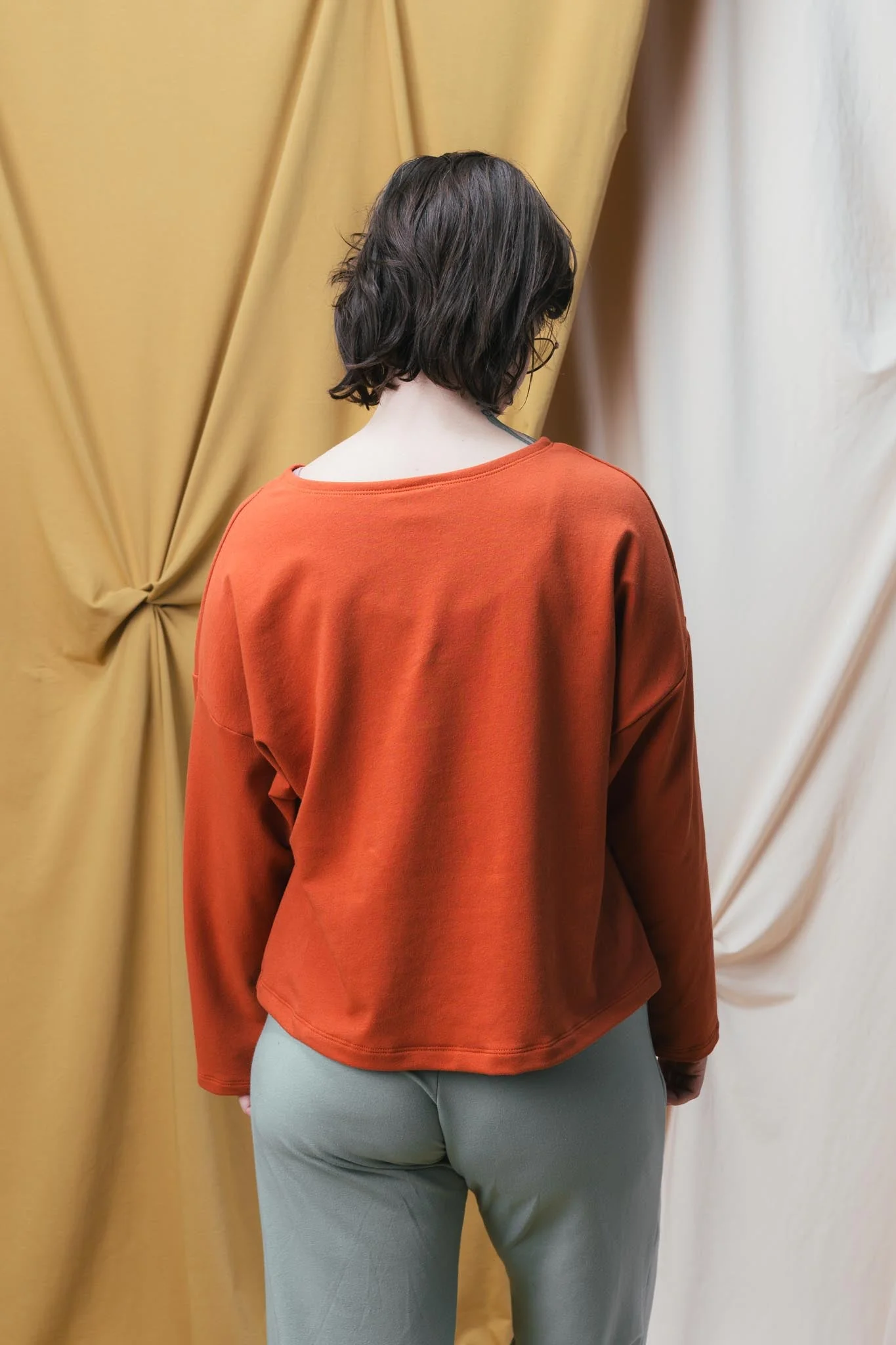 Christine Top in Persimmon - Image 4