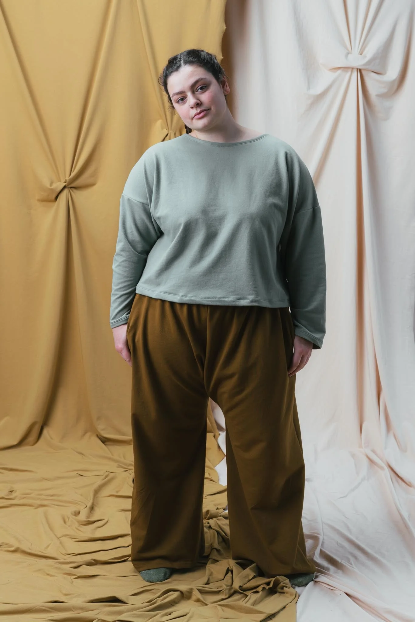 Christine Top in Pistachio - Image 2