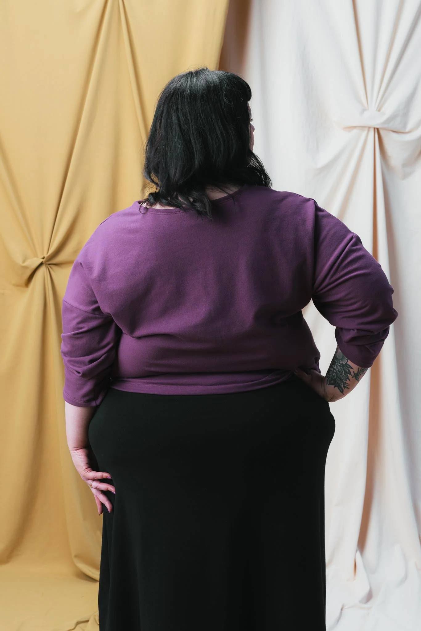 Christine Top in Plum - Image 3