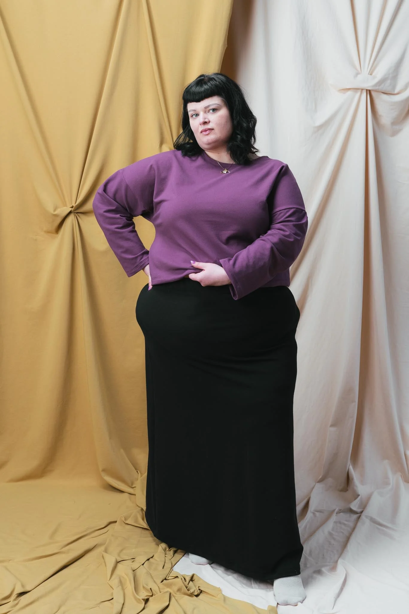 Christine Top in Plum - Image 4