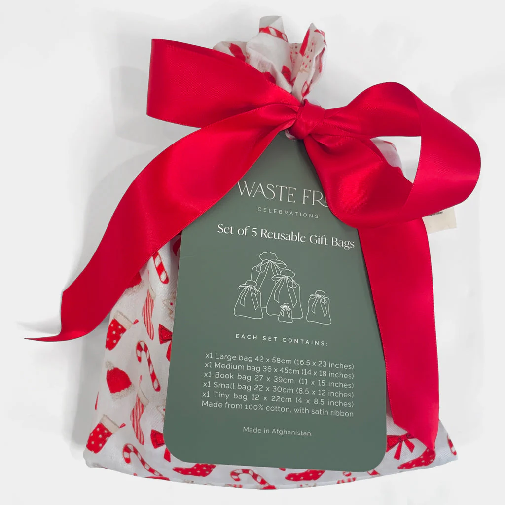 Christmas Cookies and Candy (Reusable Gift Bag Set) - Image 5