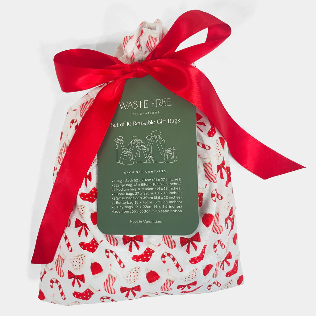 Christmas Cookies and Candy (Reusable Gift Bag Set) - Image 8