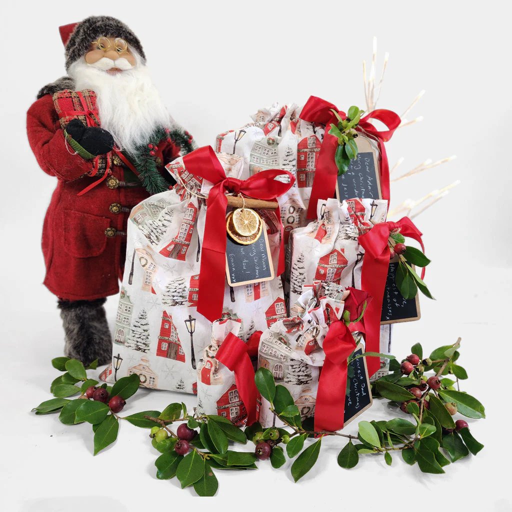 Christmas Cottages (Reusable Gift Bag Set) - Image 7