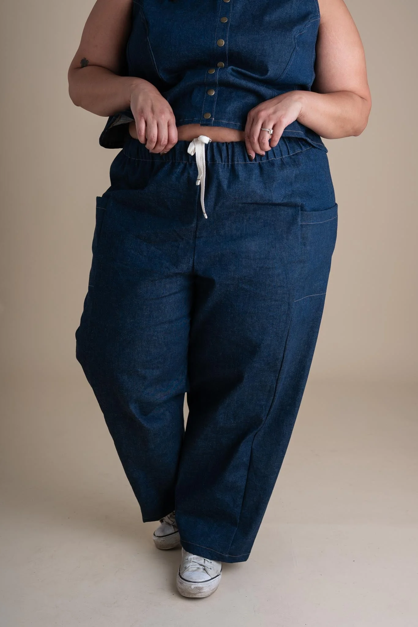 Cinema Pants in Cone Denim - Image 10