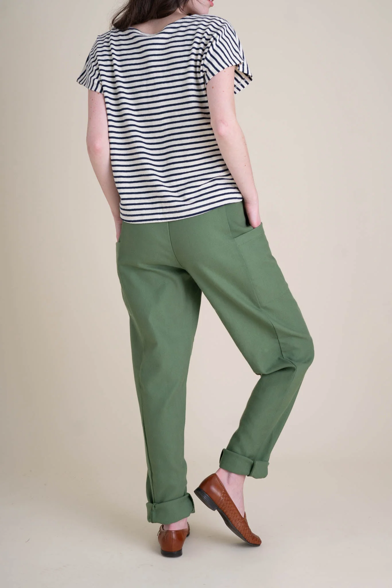 Cinema Pants in Leaf Green - Image 3